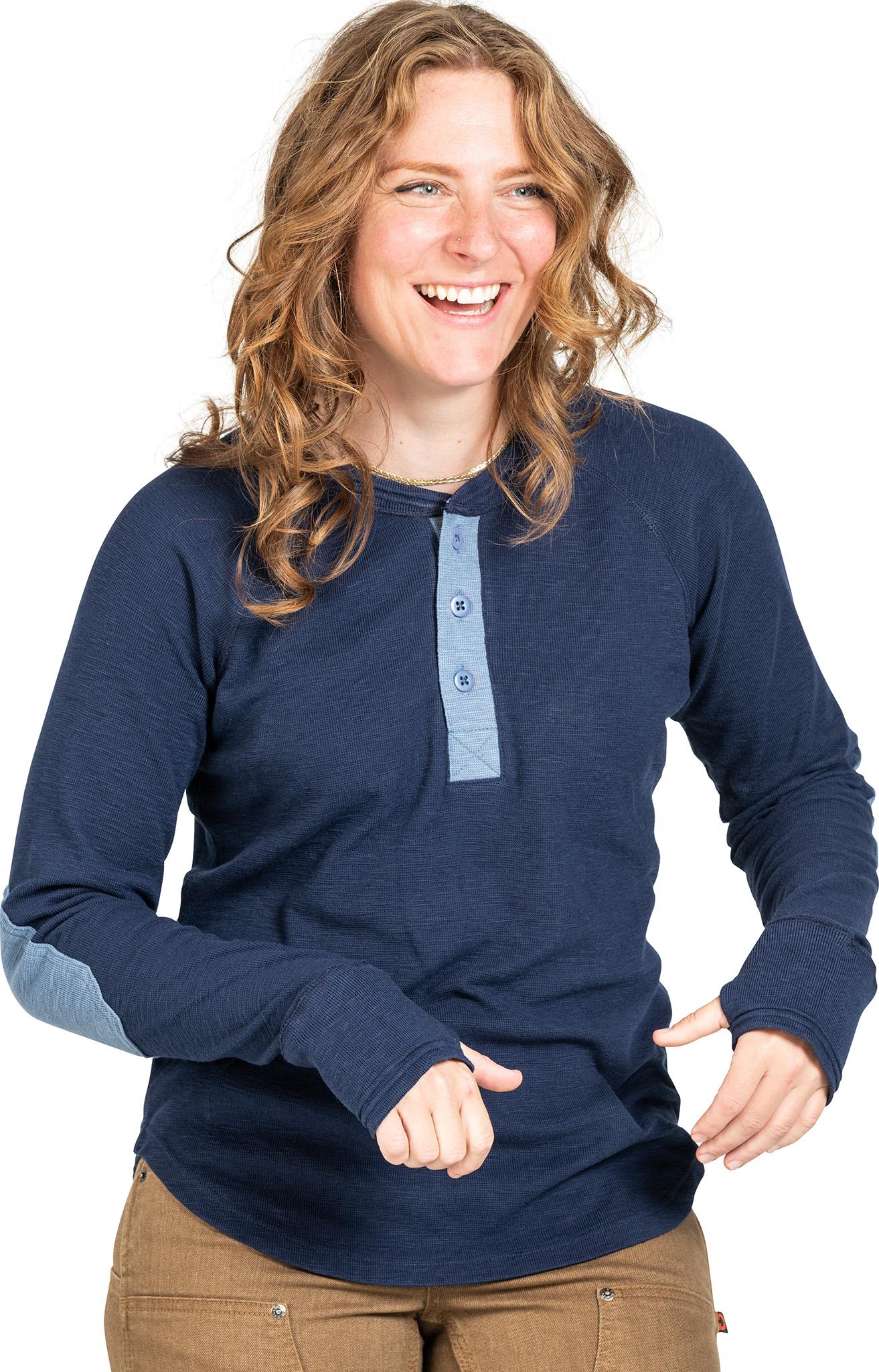 Product gallery image number 4 for product Rugged Thermal Henley Shirt - Women's