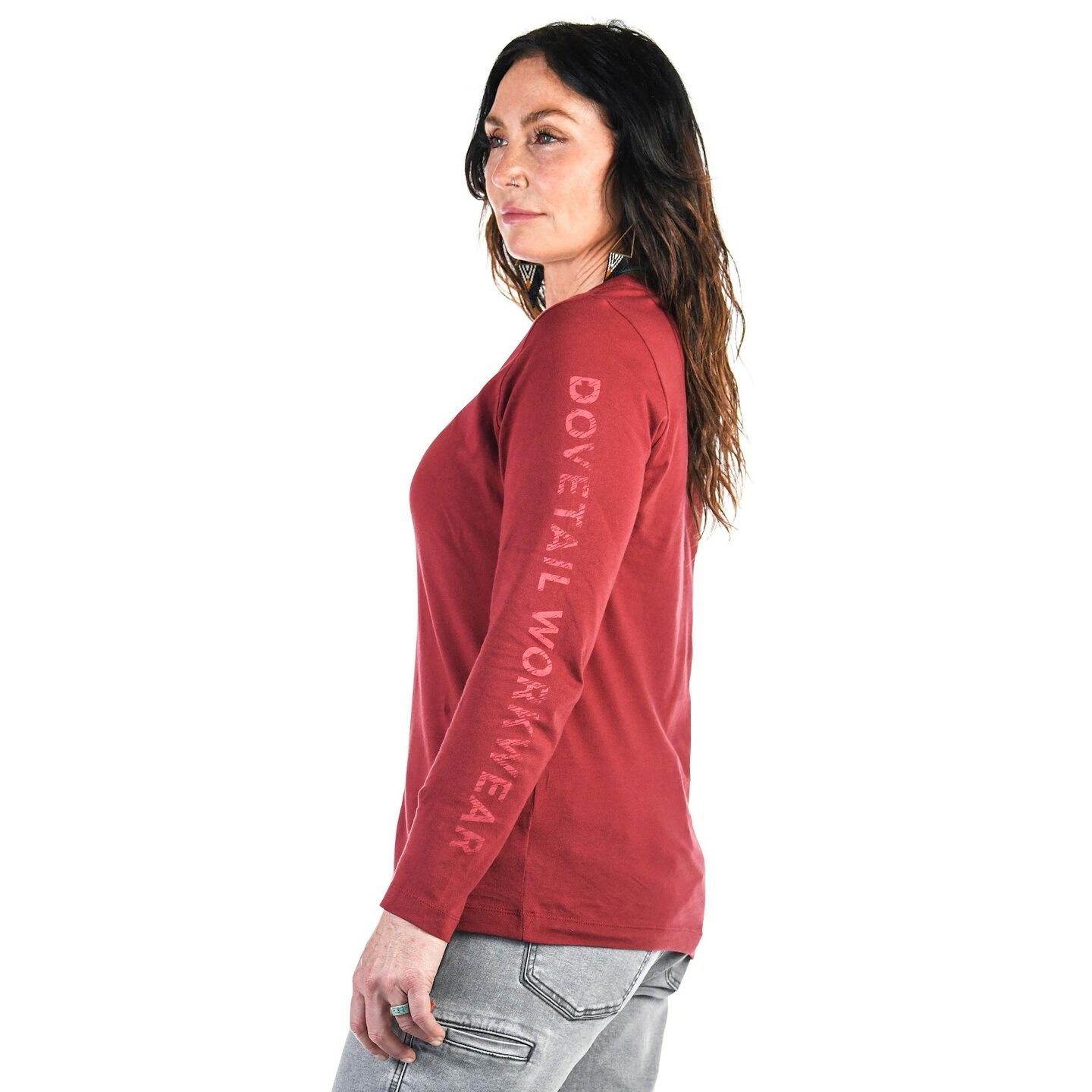 Product gallery image number 2 for product Long Sleeve V-Neck T-Shirt - Women's
