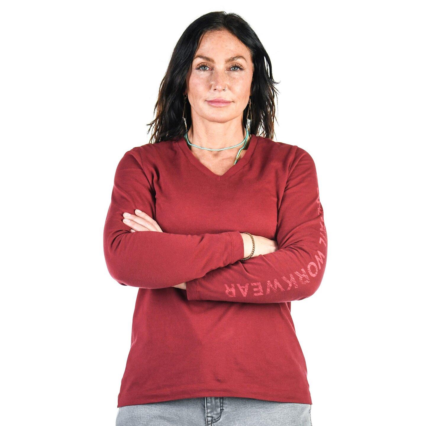 Product gallery image number 1 for product Long Sleeve V-Neck T-Shirt - Women's