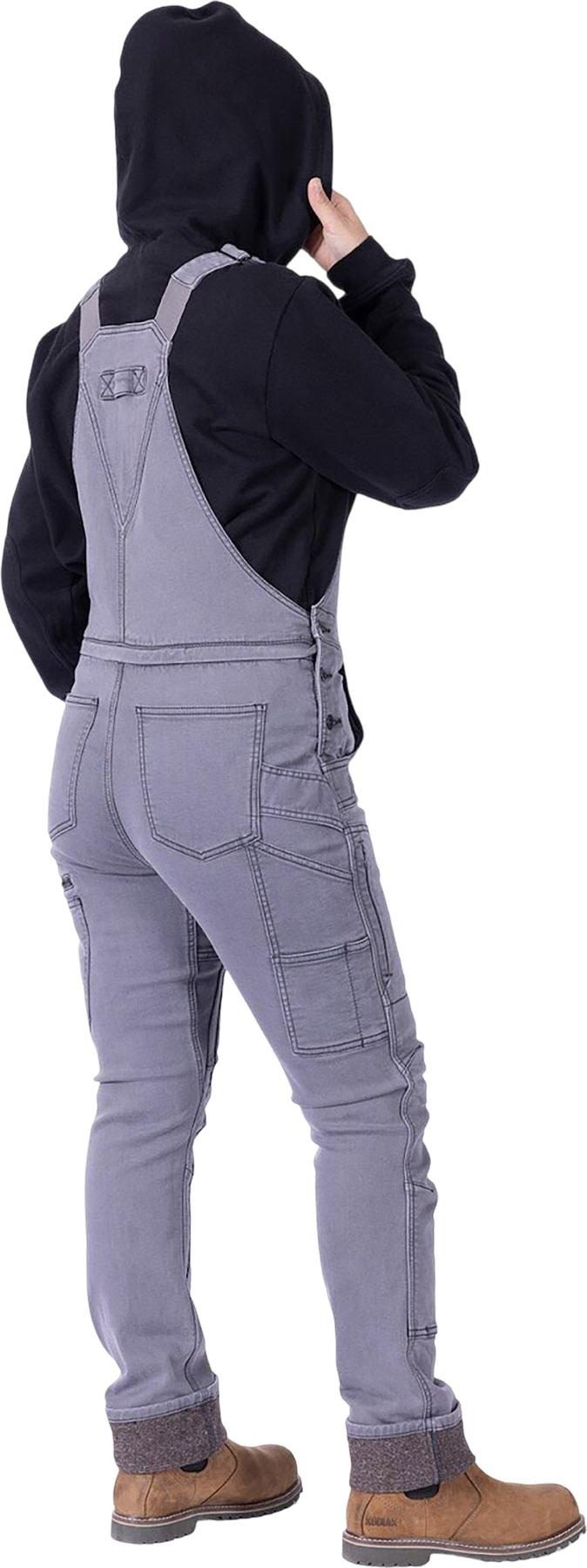 Product gallery image number 2 for product FRESHLEY HOTSWAP STRETCH DENIM DROP SEAT OVERALLS - Women's
