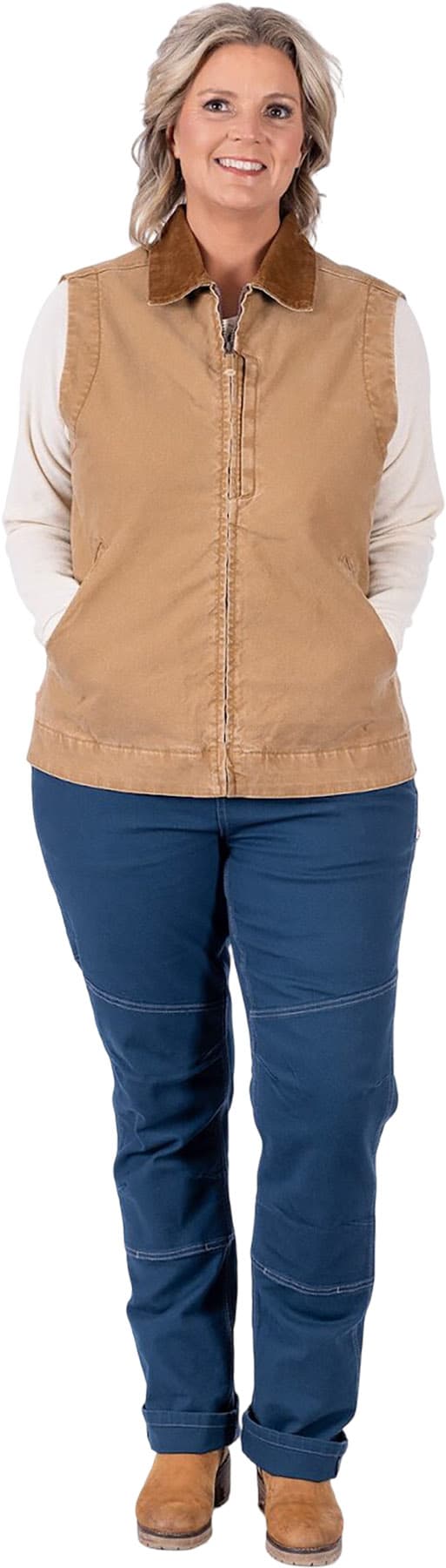 Product gallery image number 4 for product OLD SCHOOL TRUCKER VEST - Women's