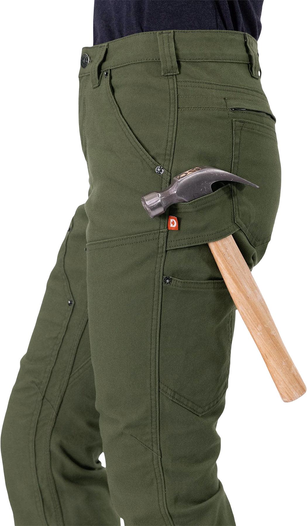 Product gallery image number 3 for product Britt Utility Grey Stretch Canvas - Women's