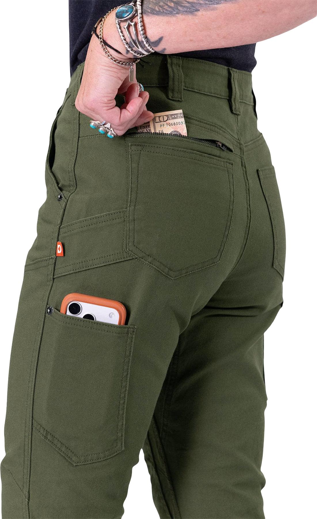 Product gallery image number 5 for product Britt Utility Grey Stretch Canvas - Women's