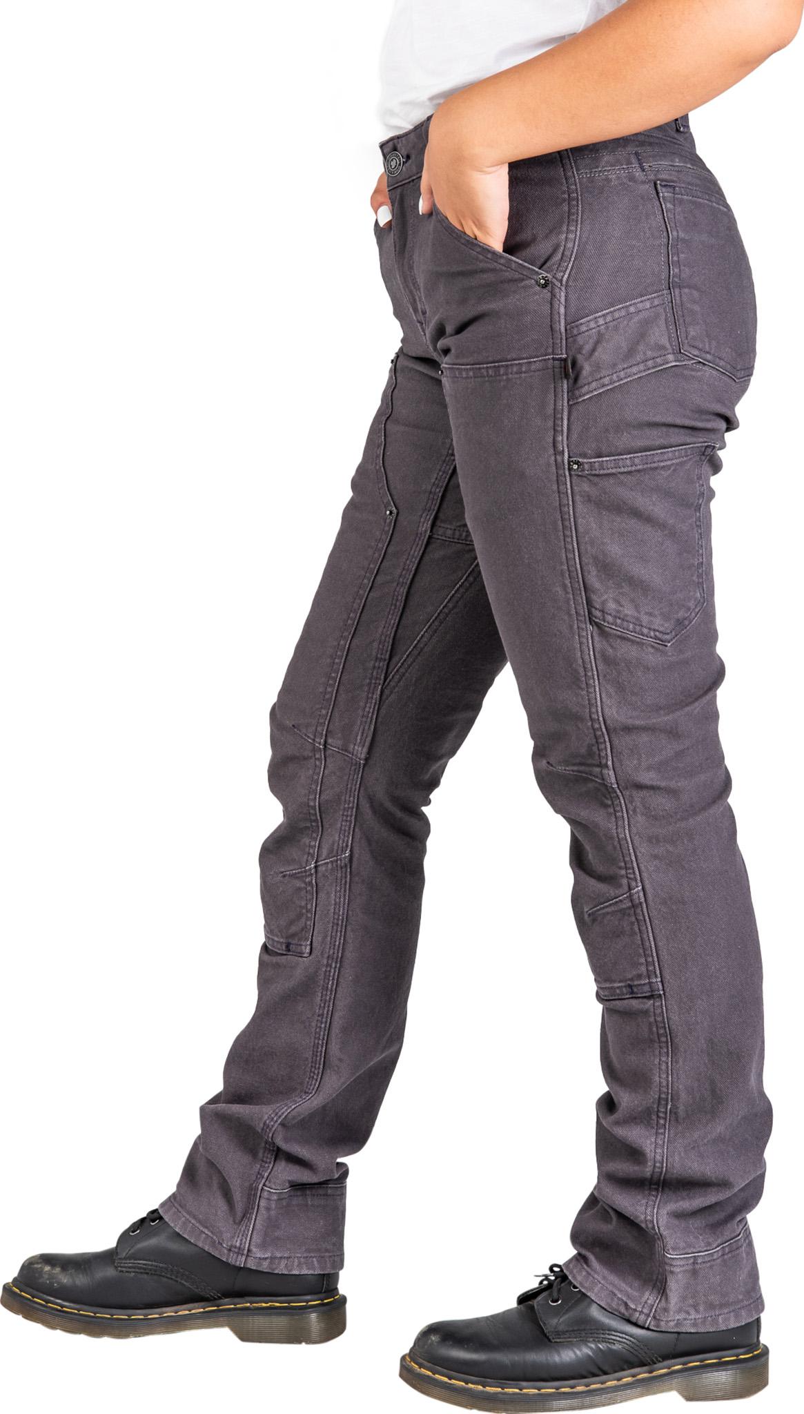 Product gallery image number 8 for product Britt Utility Grey Stretch Canvas - Women's