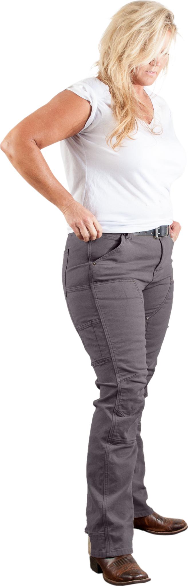 Product gallery image number 14 for product Britt Utility Grey Stretch Canvas - Women's