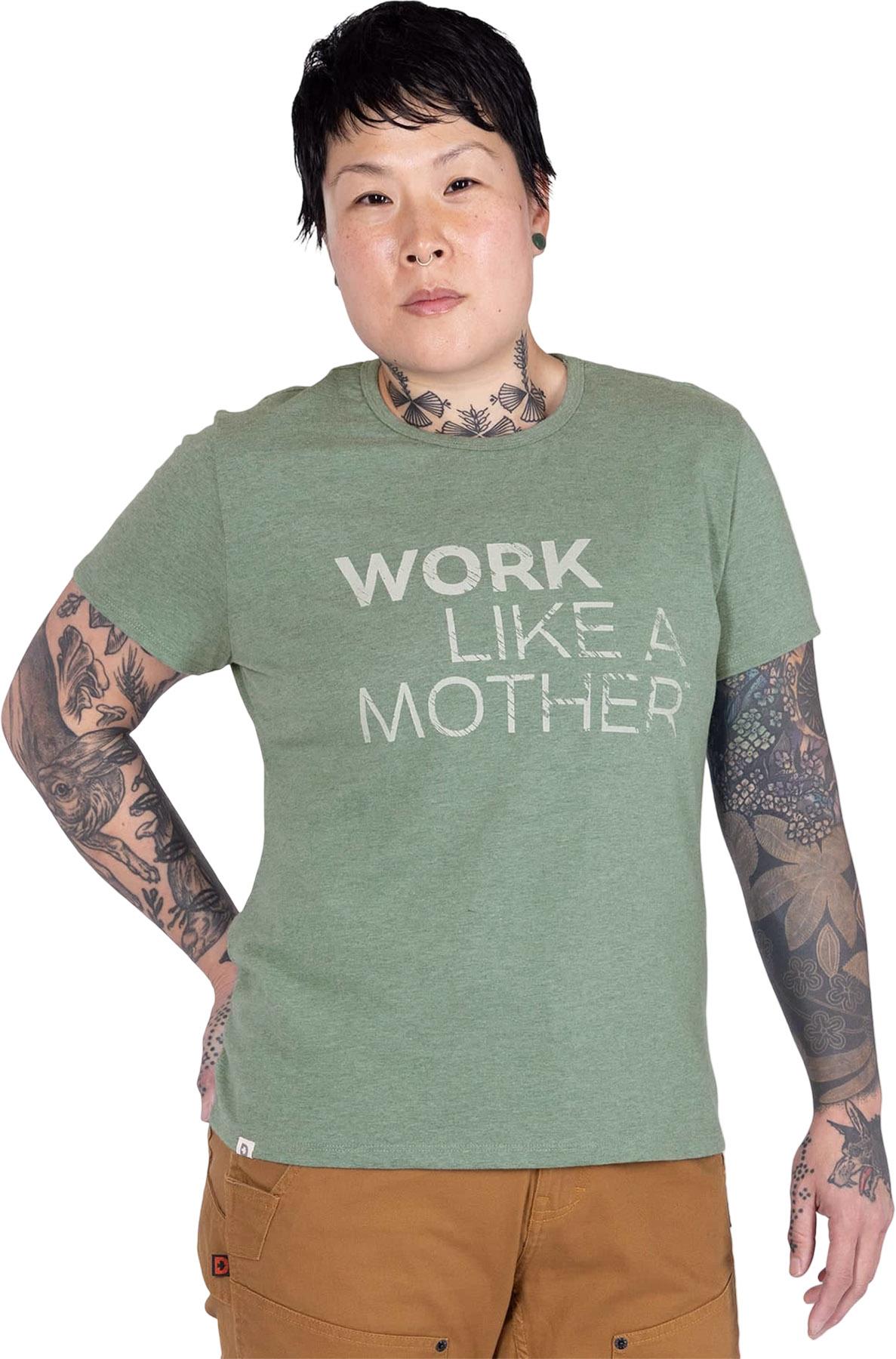 Product image for T-Shirt à Col Rond Go To Work Like a Mother - Femme
