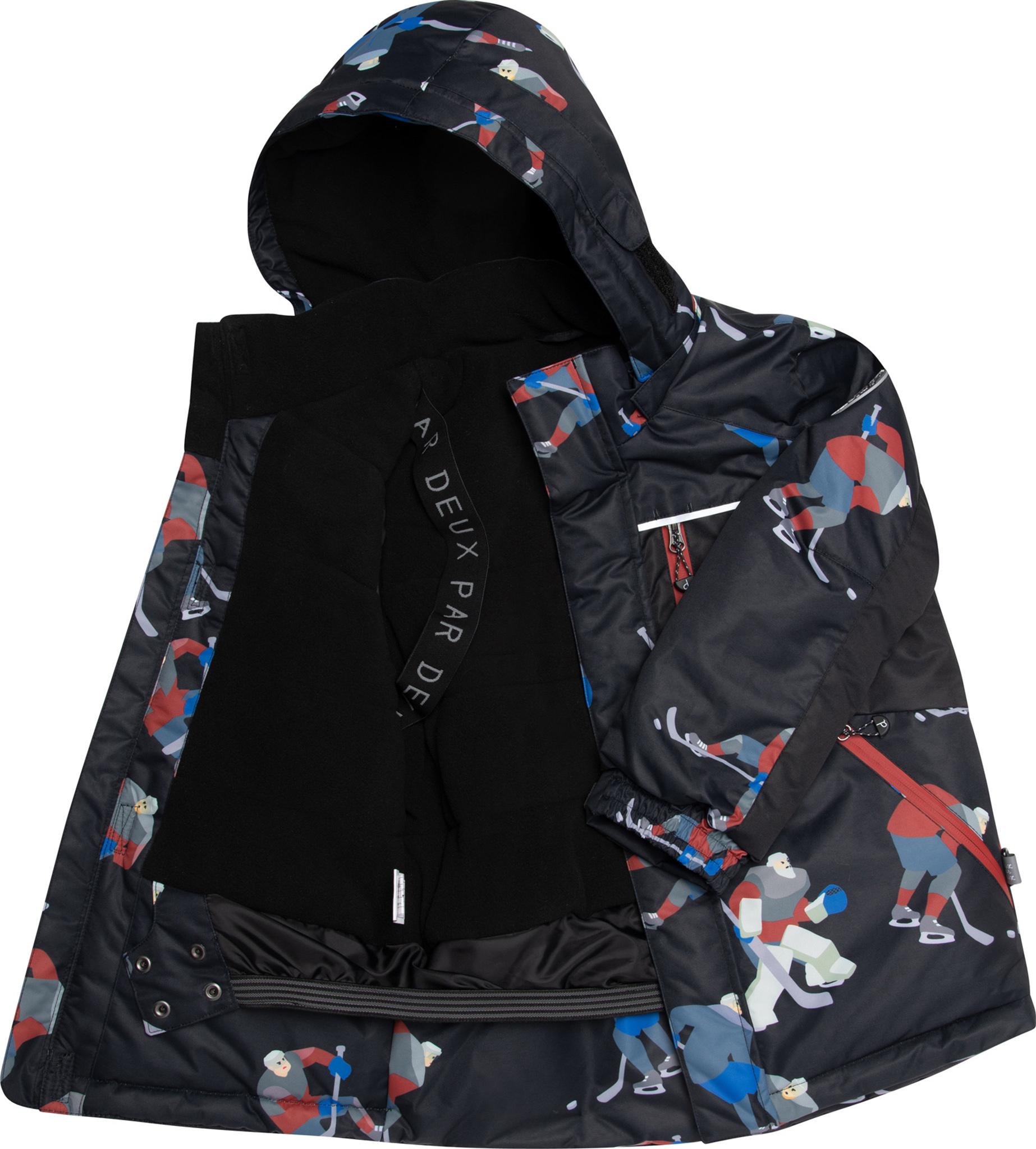 Product gallery image number 7 for product Habit de neige deux pièces imprimé joueurs de hockey - Petit Garçon