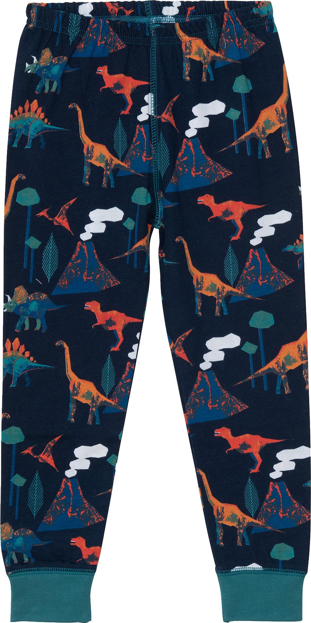 Product gallery image number 6 for product Organic Cotton Dinosaur Print Two Piece Pajama Set - Little Boy