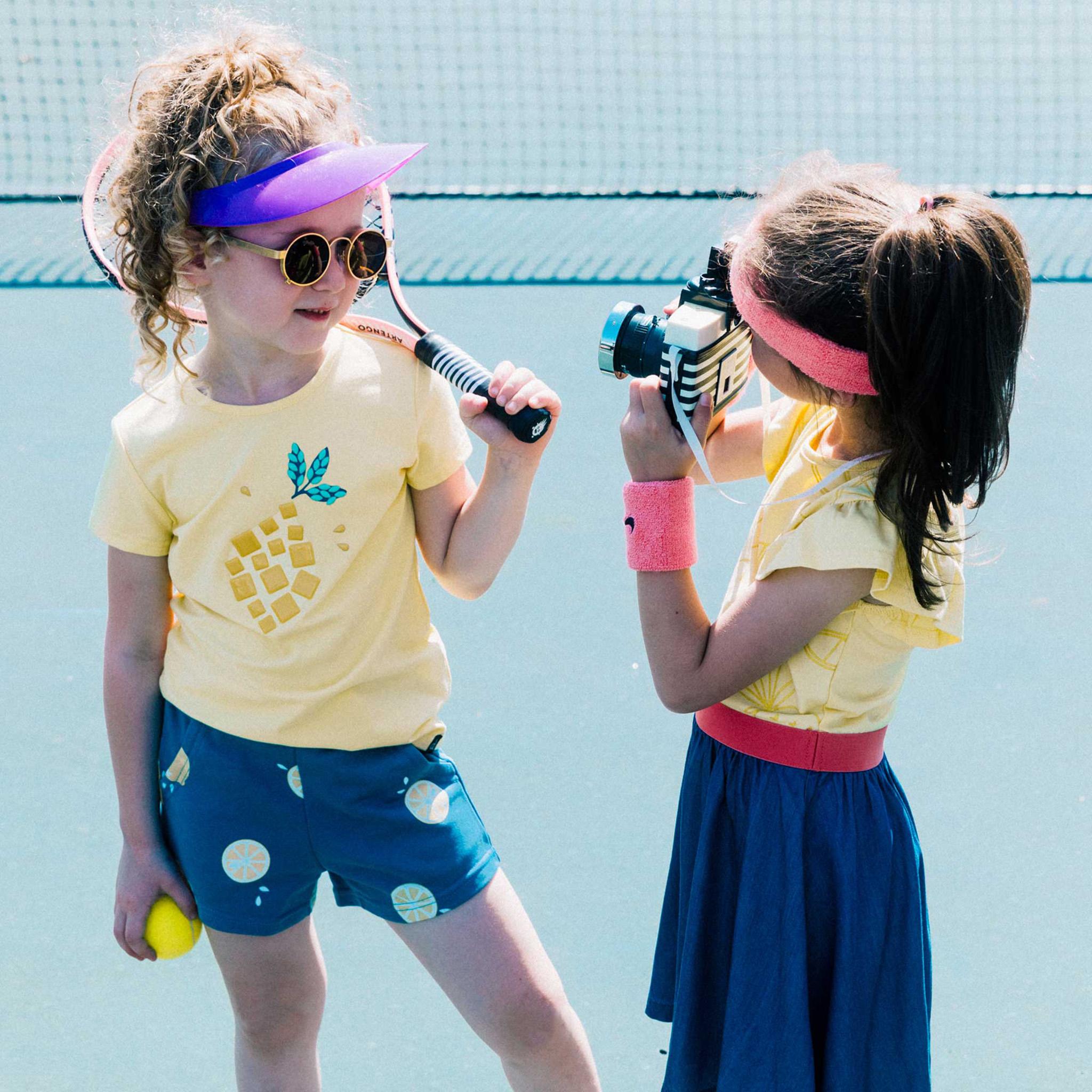 Product gallery image number 2 for product Printed French Terry Shorts - Big Girls