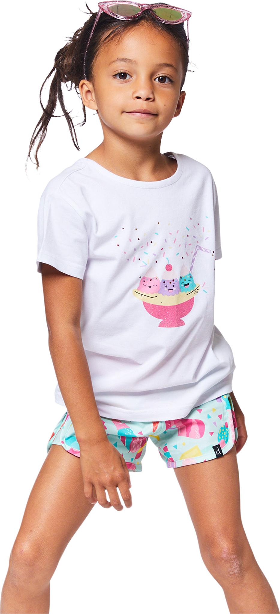 Product gallery image number 2 for product Printed Popsicle Shorts - Little Girls