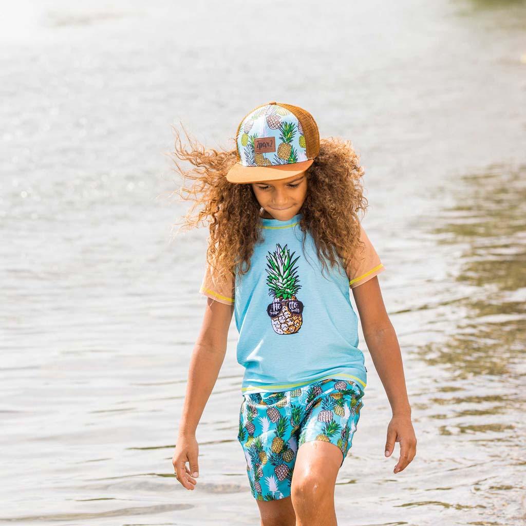 Product gallery image number 3 for product Print Short Sleeve Rashguard - Little Boys