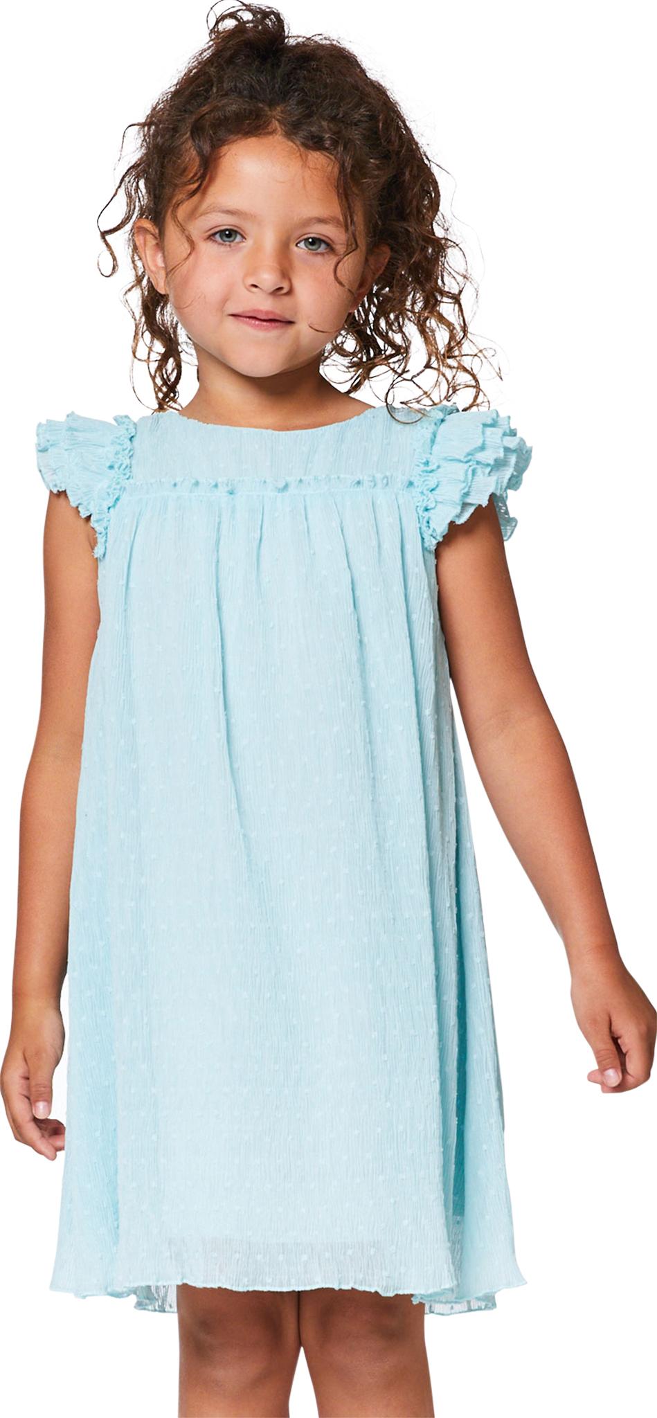 Product gallery image number 2 for product Short Sleeve Dress with Frill - Little Girls