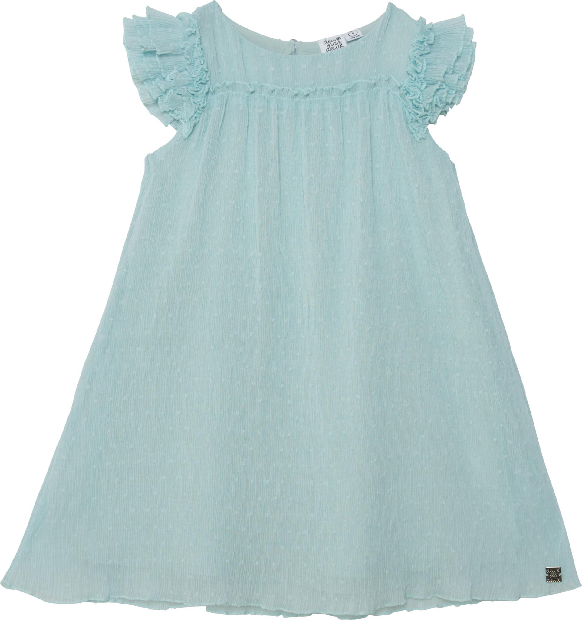 Product gallery image number 1 for product Short Sleeve Dress with Frill - Little Girls