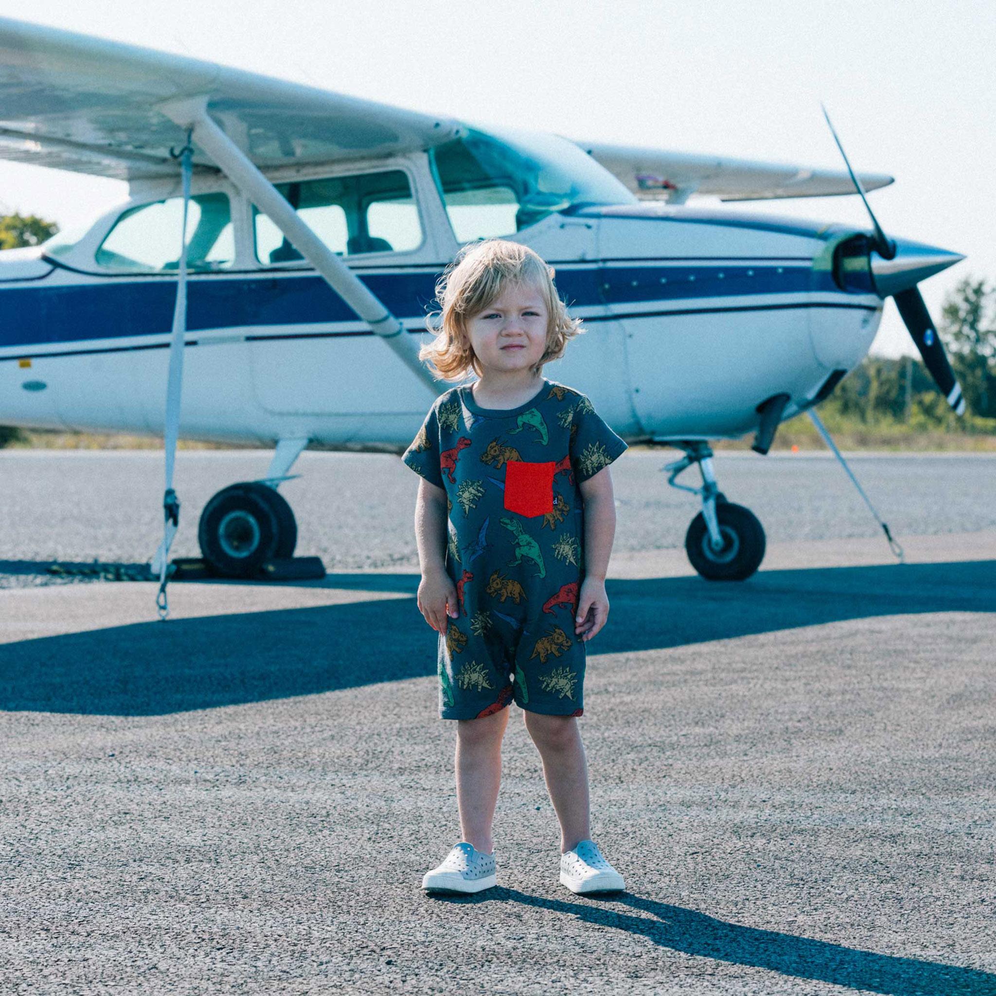 Numéro de l'image de la galerie de produits 3 pour le produit Barboteuse en molleton français à imprimé - Bébé Garçon