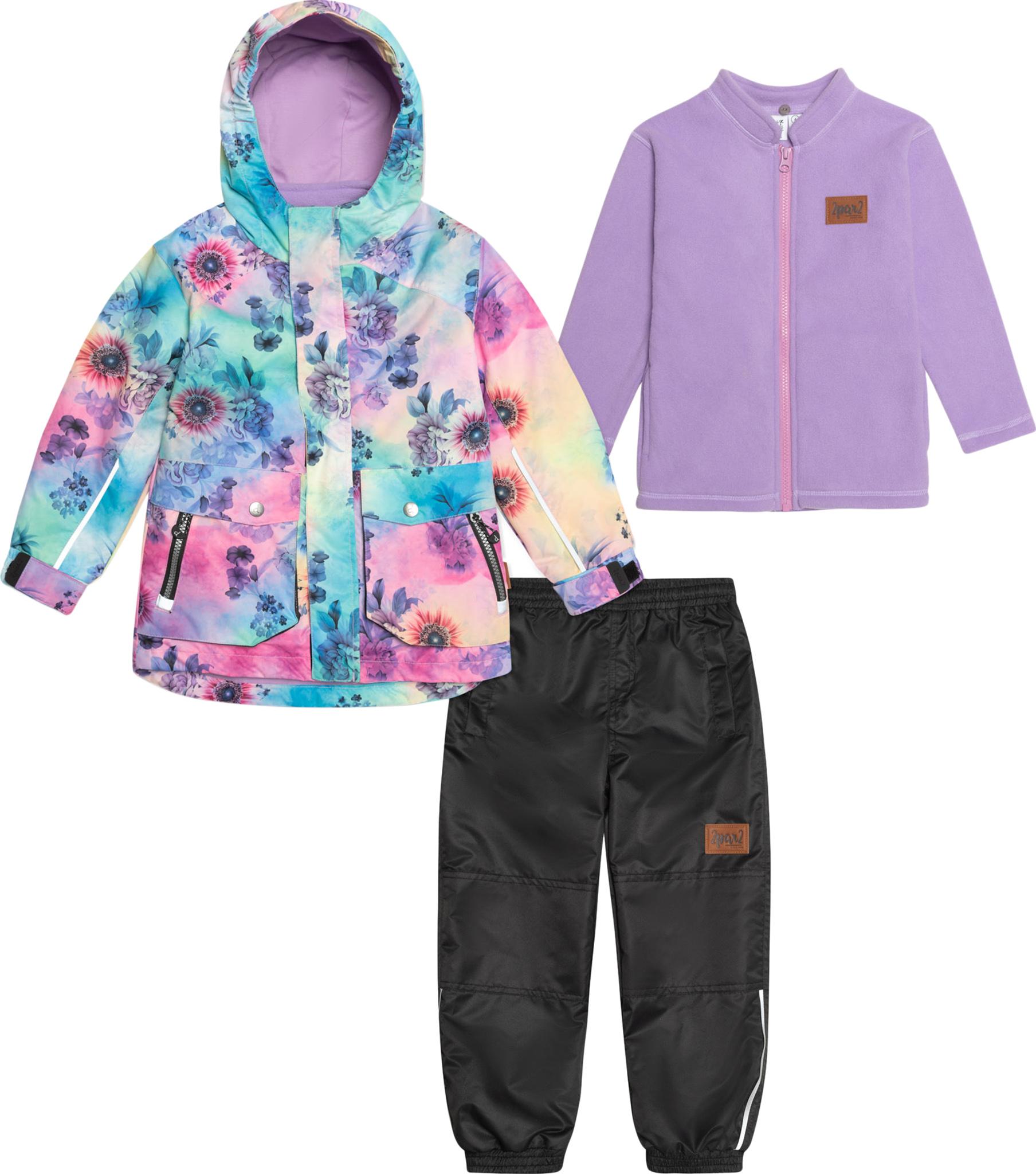 Numéro de l'image de la galerie de produits 1 pour le produit Ensemble de printemps 3-en-1 à imprimé - Grand Fille