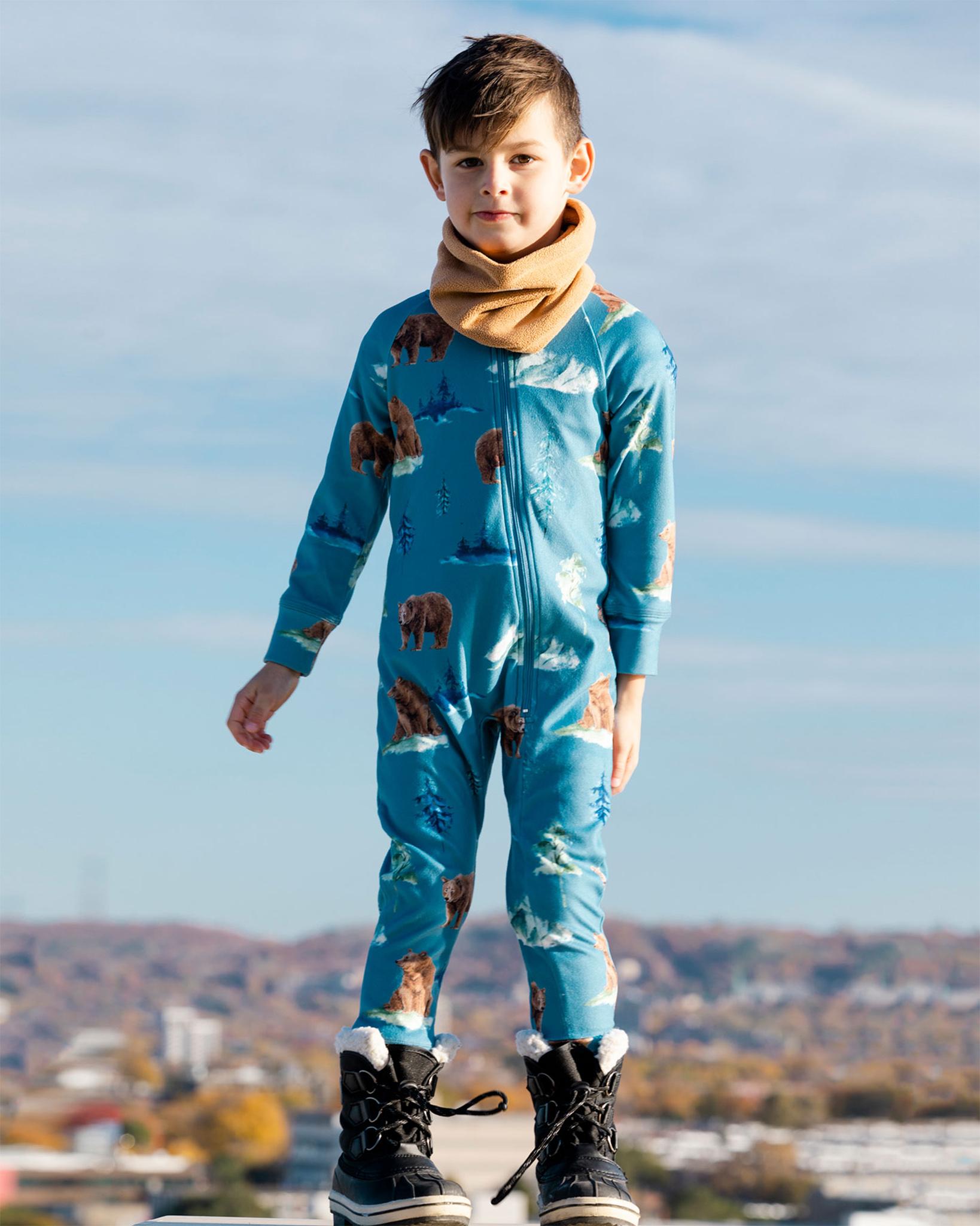 Product gallery image number 3 for product One Piece Thermal Underwear Set - Little Kids