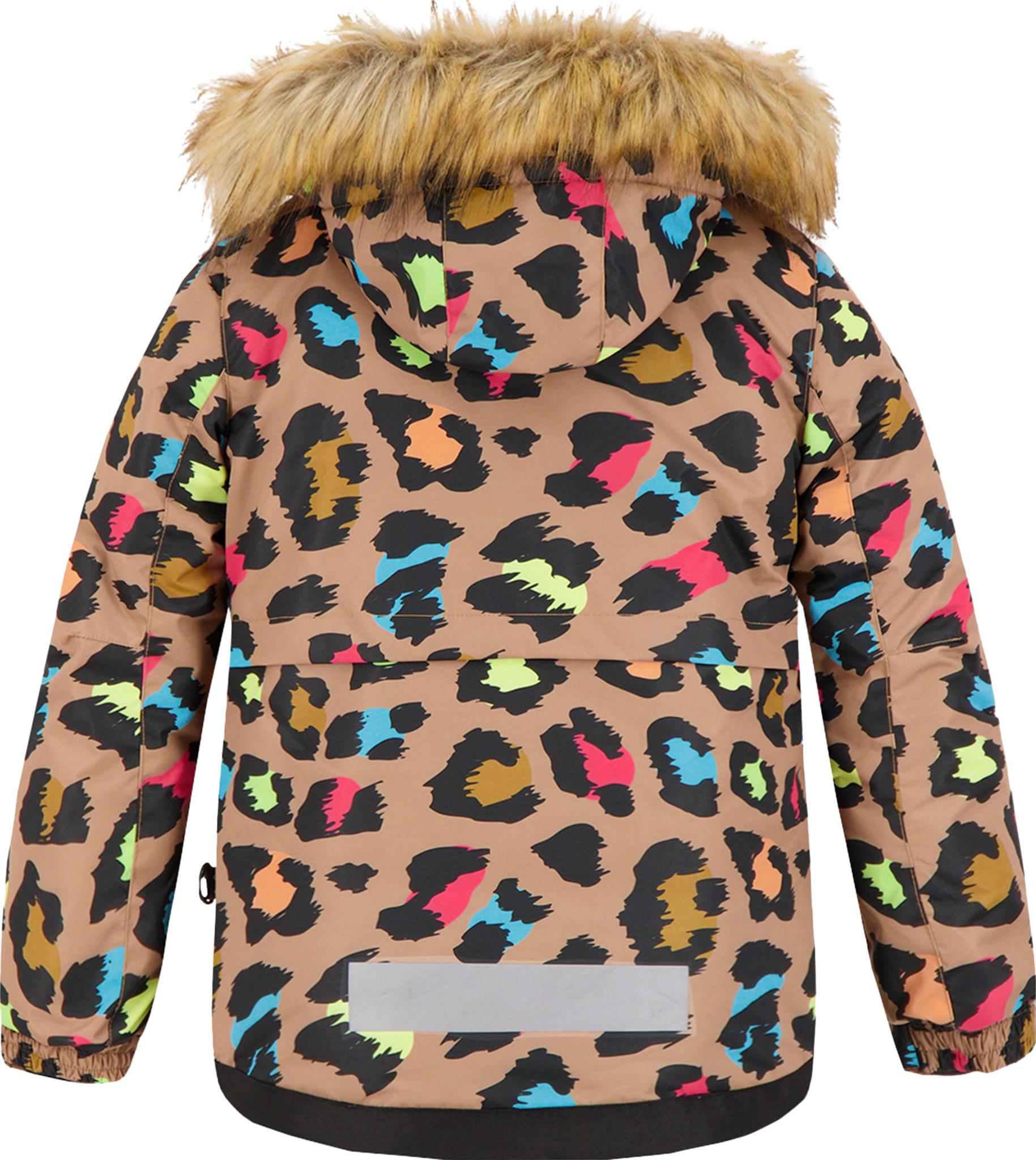 Product gallery image number 2 for product Habit de neige deux pièces multicolore à imprimé léopard - Grande Fille