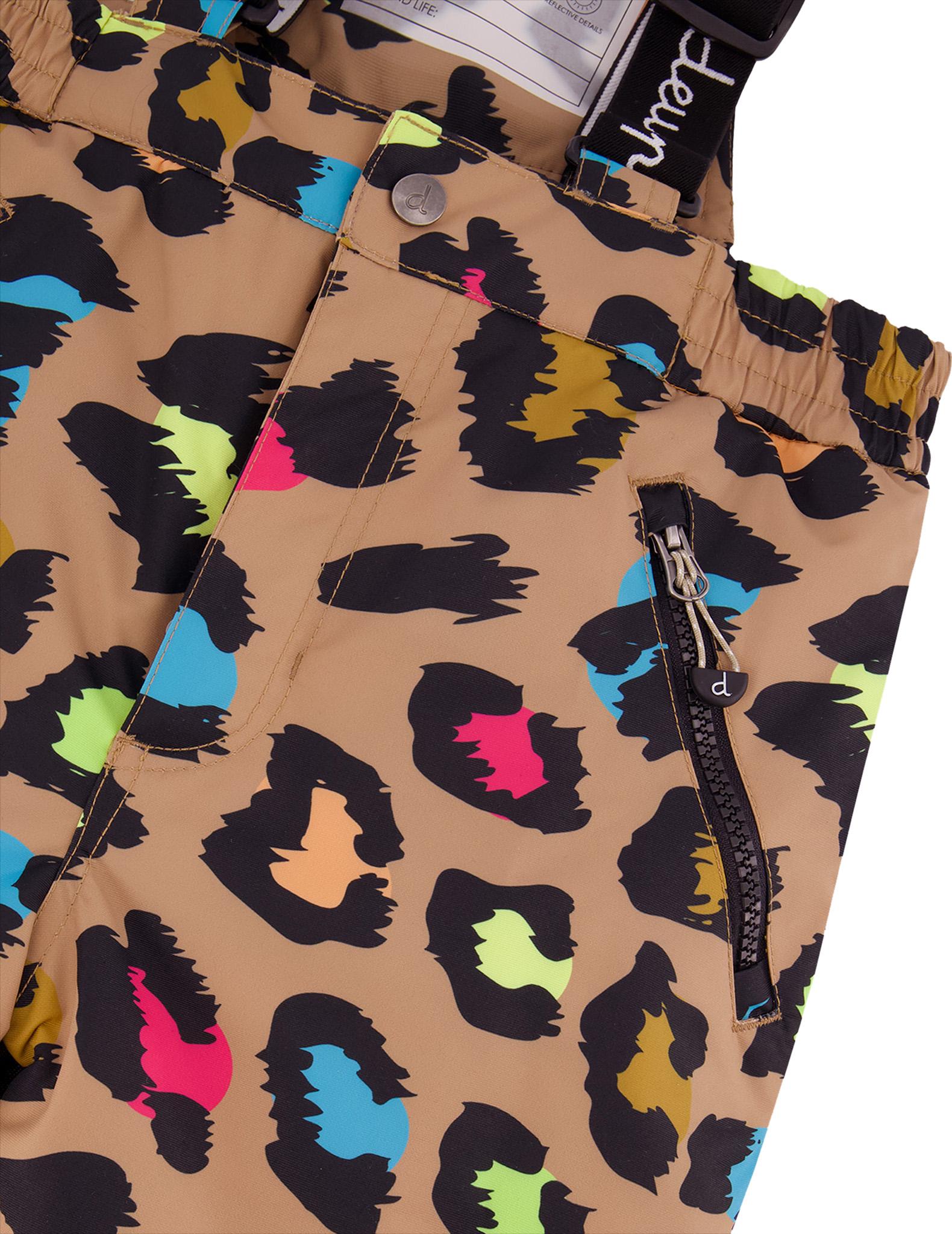 Product gallery image number 6 for product Two Piece Snowsuit with Multicolor Leopard Print - Little Girls