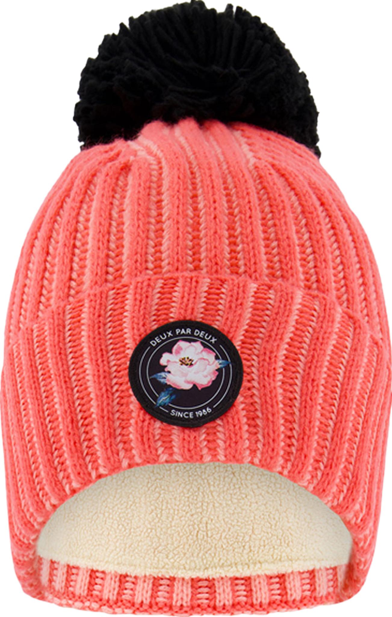 Product gallery image number 1 for product Coral Stripes Knit Hat - Girls