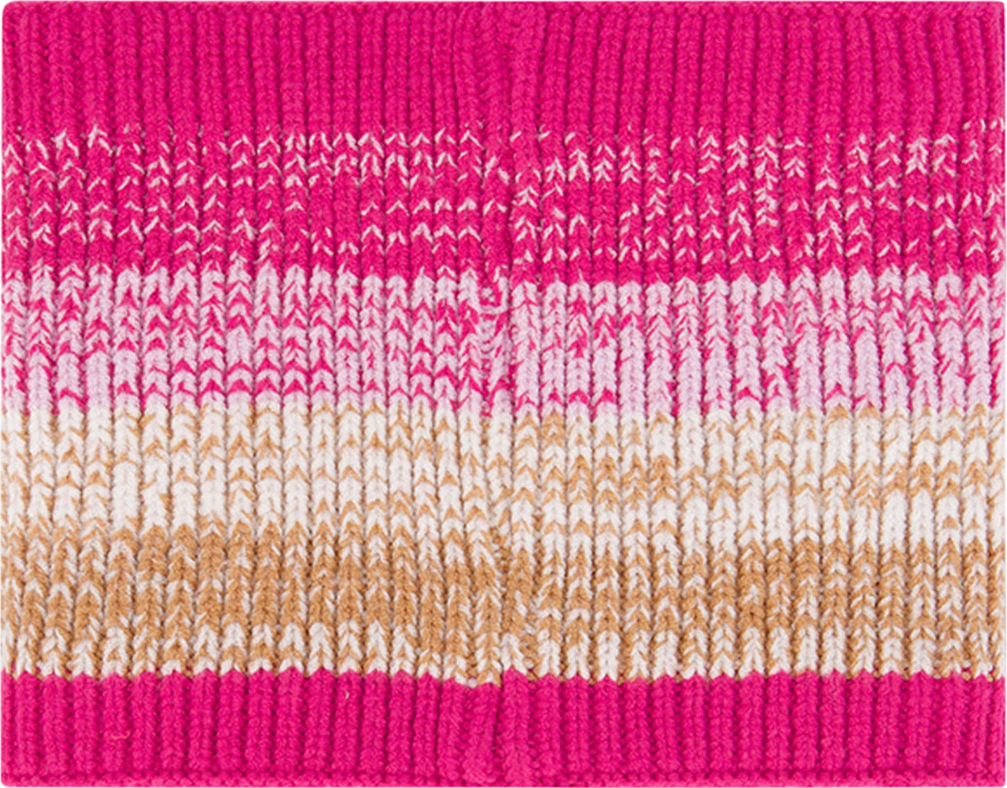 Product gallery image number 2 for product Cache-cou en tricot avec dégradé fuchsia - Bébé Fille