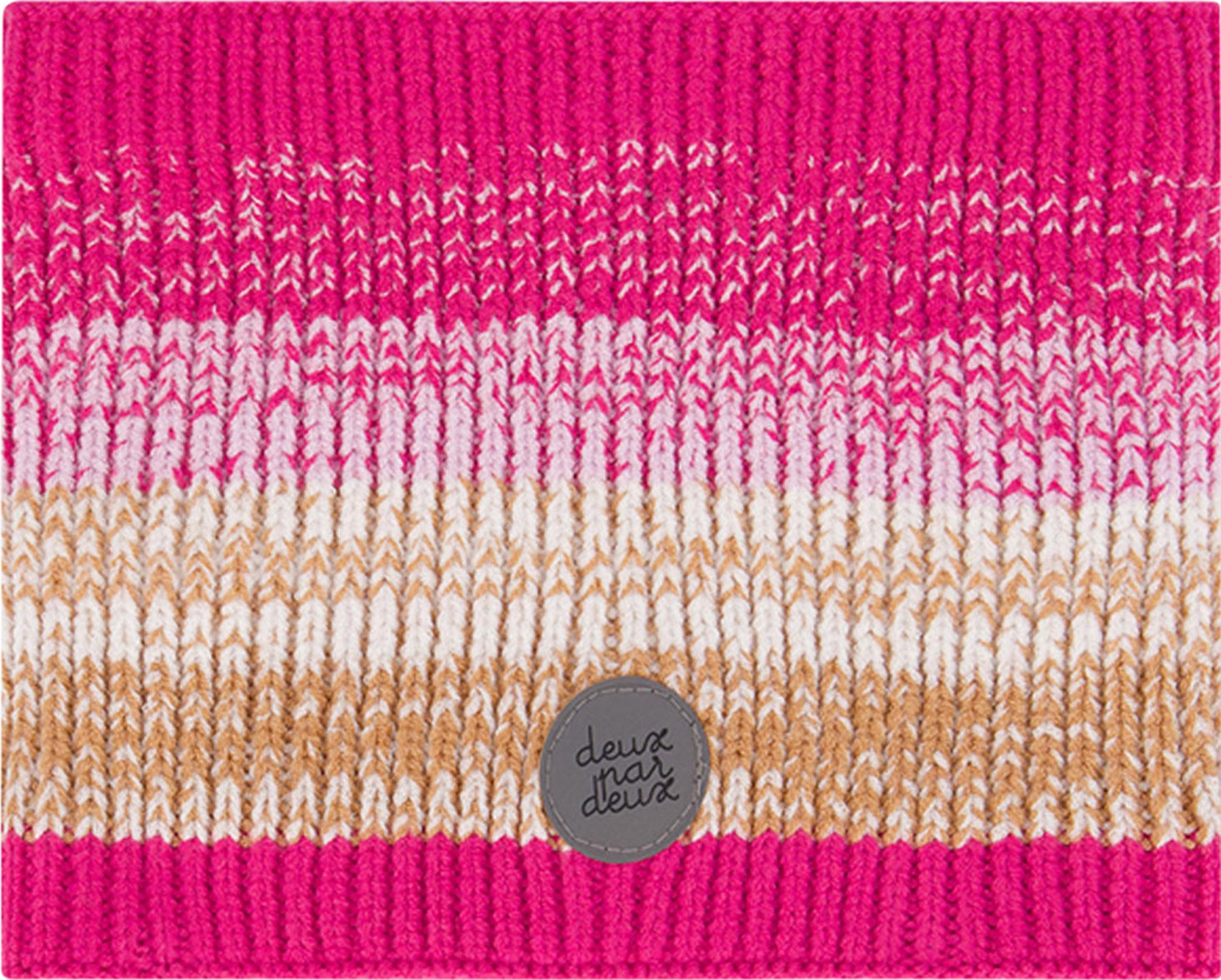 Product gallery image number 1 for product Cache-cou en tricot avec dégradé fuchsia - Bébé Fille