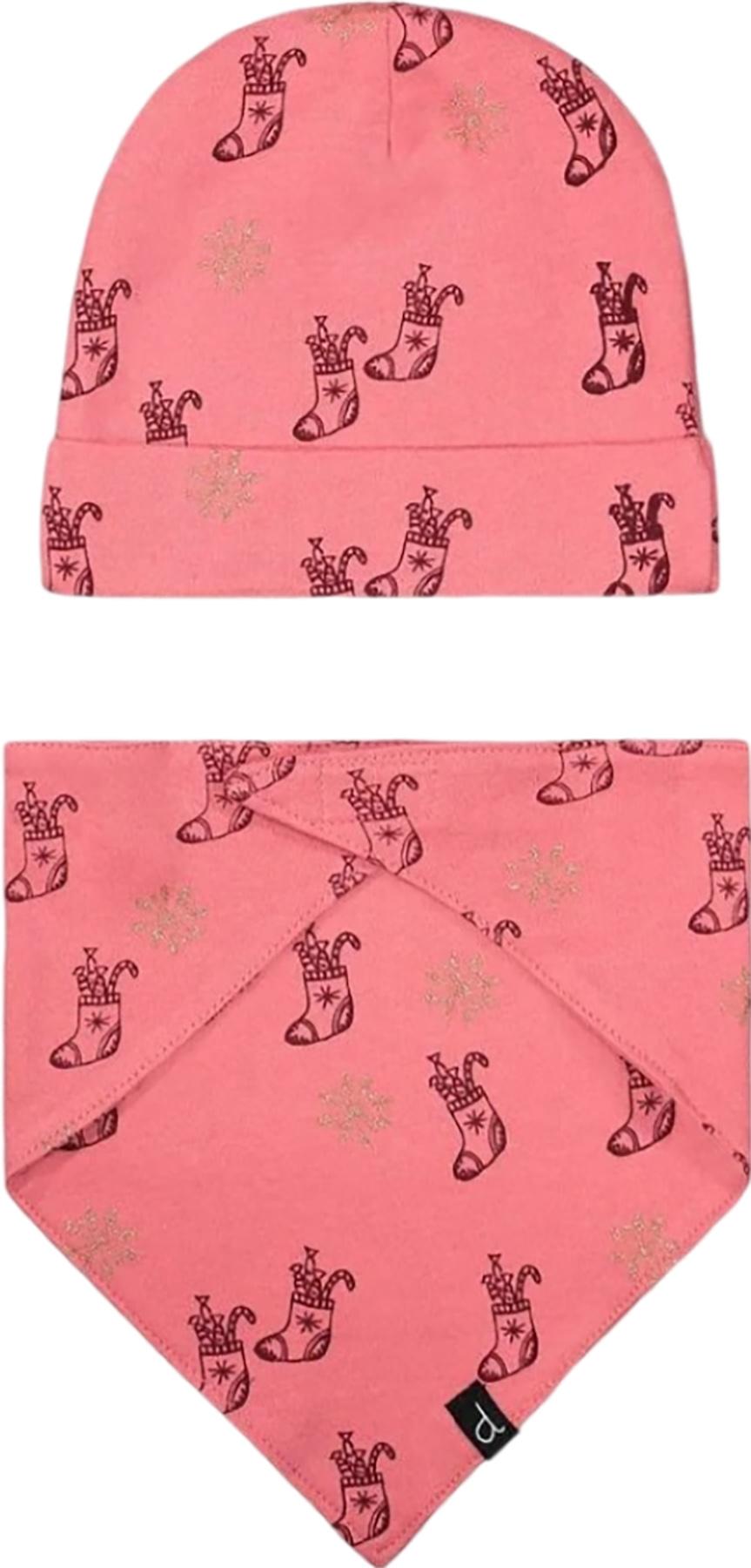 Product gallery image number 2 for product Organic Cotton Printed Hat and Bib Set - Toddler Girls