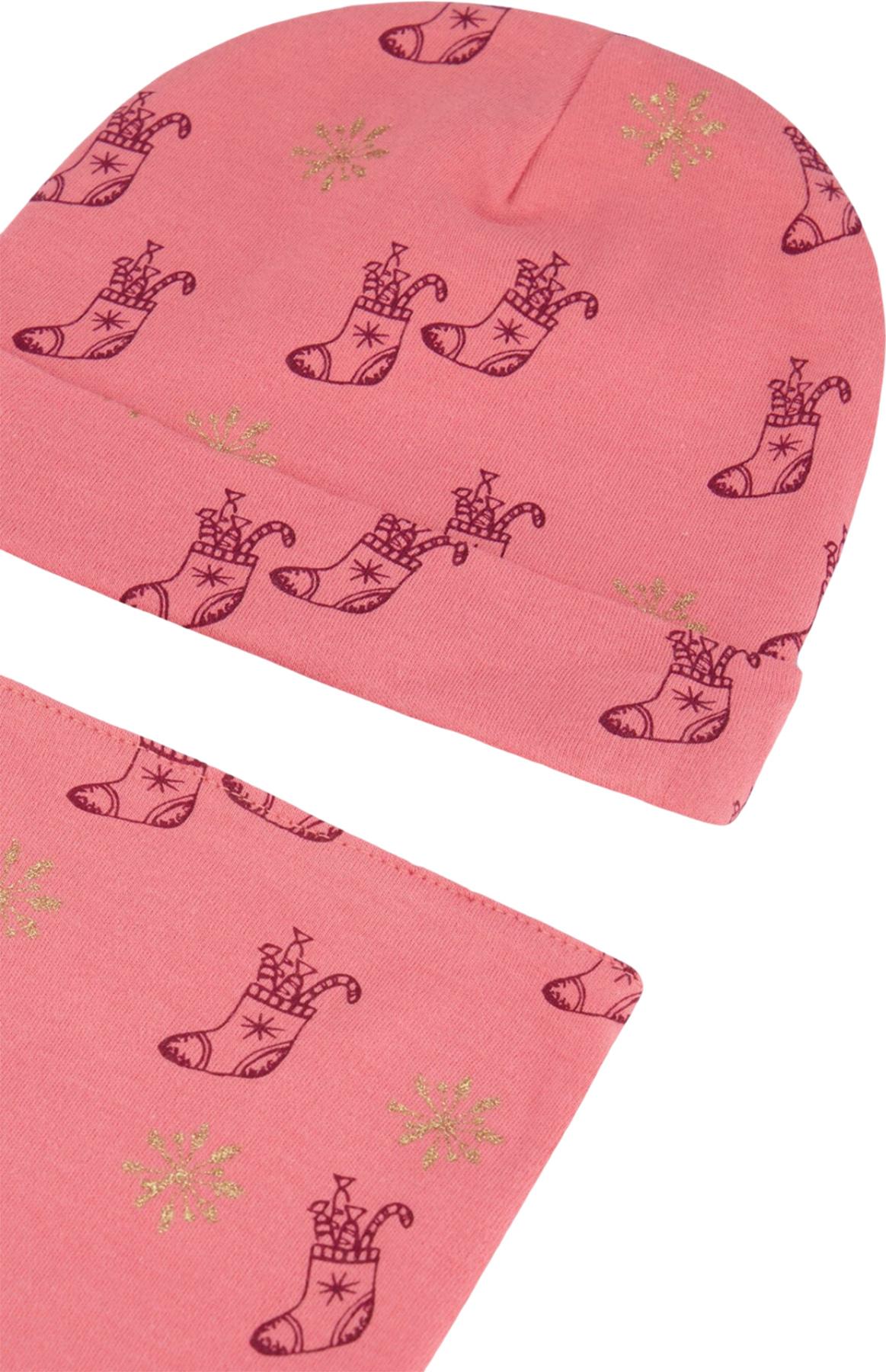 Product gallery image number 3 for product Organic Cotton Printed Hat and Bib Set - Toddler Girls