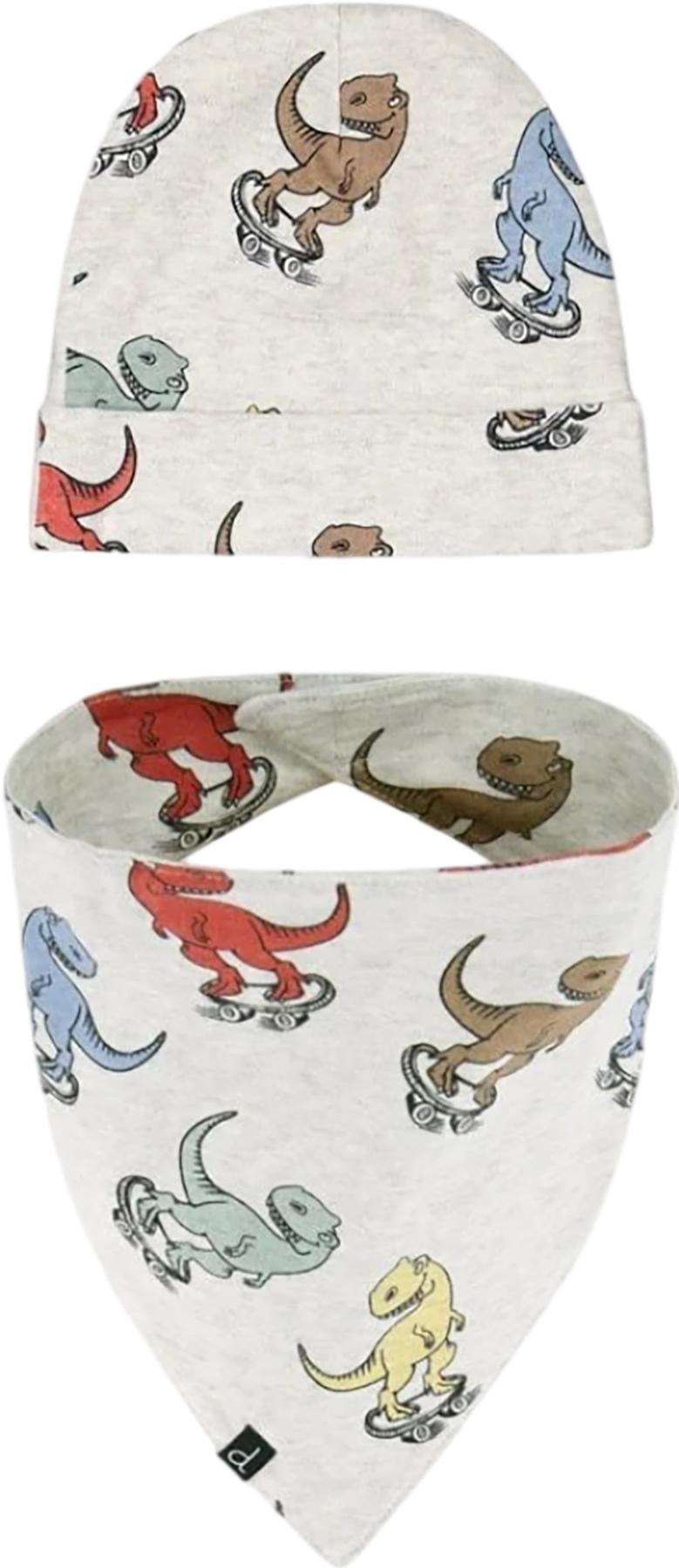 Product gallery image number 1 for product Organic Cotton Printed Hat and Bib Set - Toddler Girls