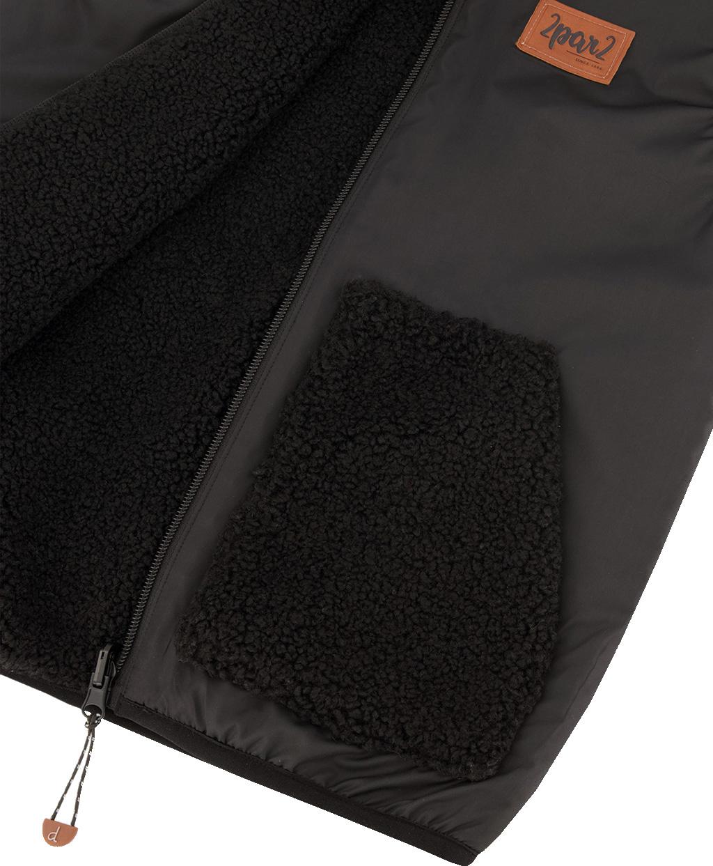 Product gallery image number 4 for product Reversible Sleeveless Jacket - Little Girls