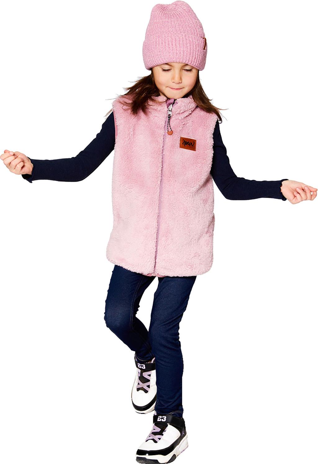 Product gallery image number 5 for product Reversible Sleeveless Jacket - Little Girls  