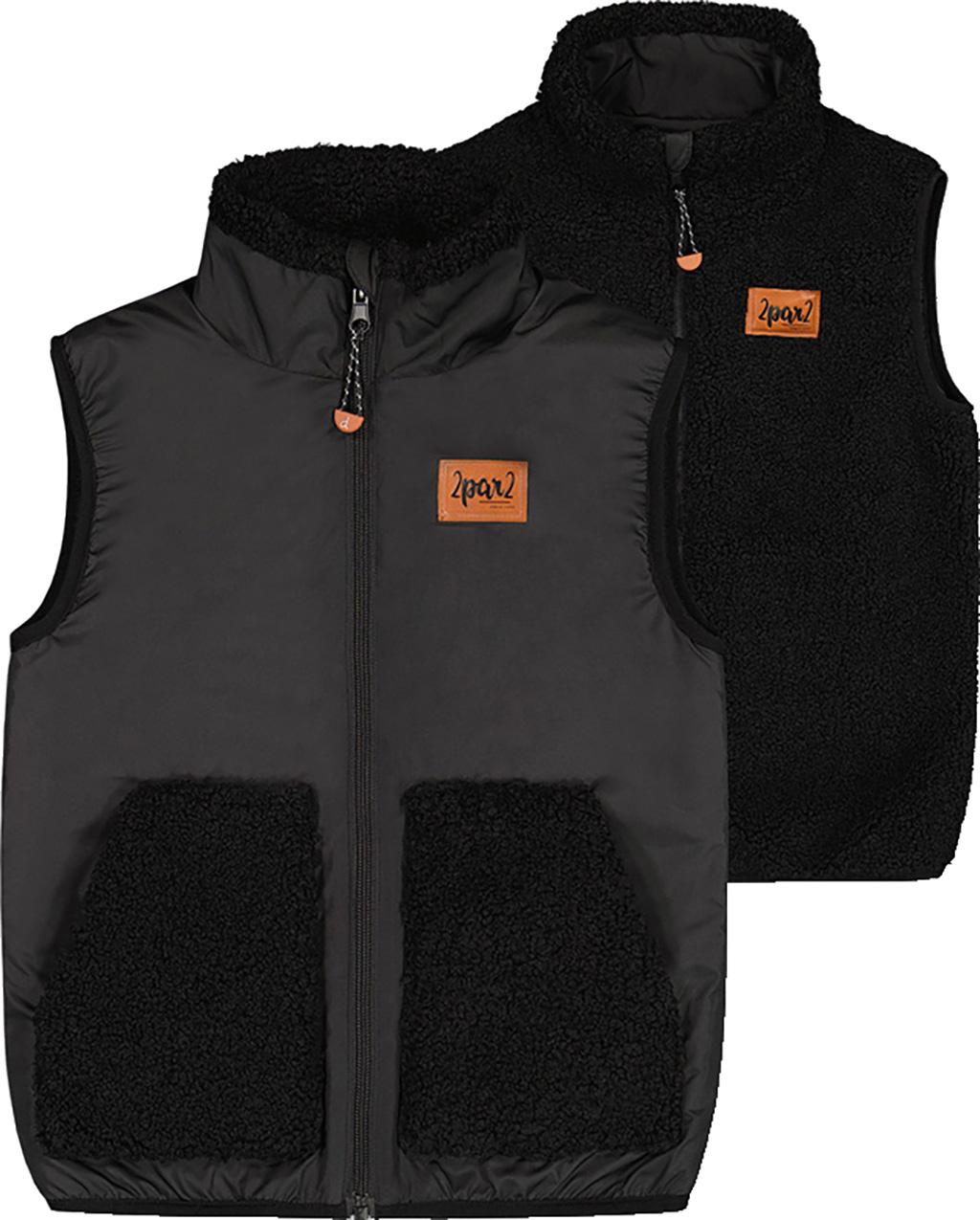 Image de produit pour Manteau réversible sans manches - Petite Fille 