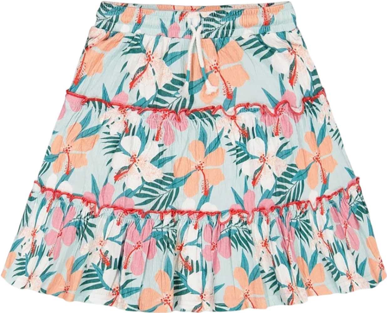 Product image for Printed Long Crinkle Peasant Skirt - Little Girls