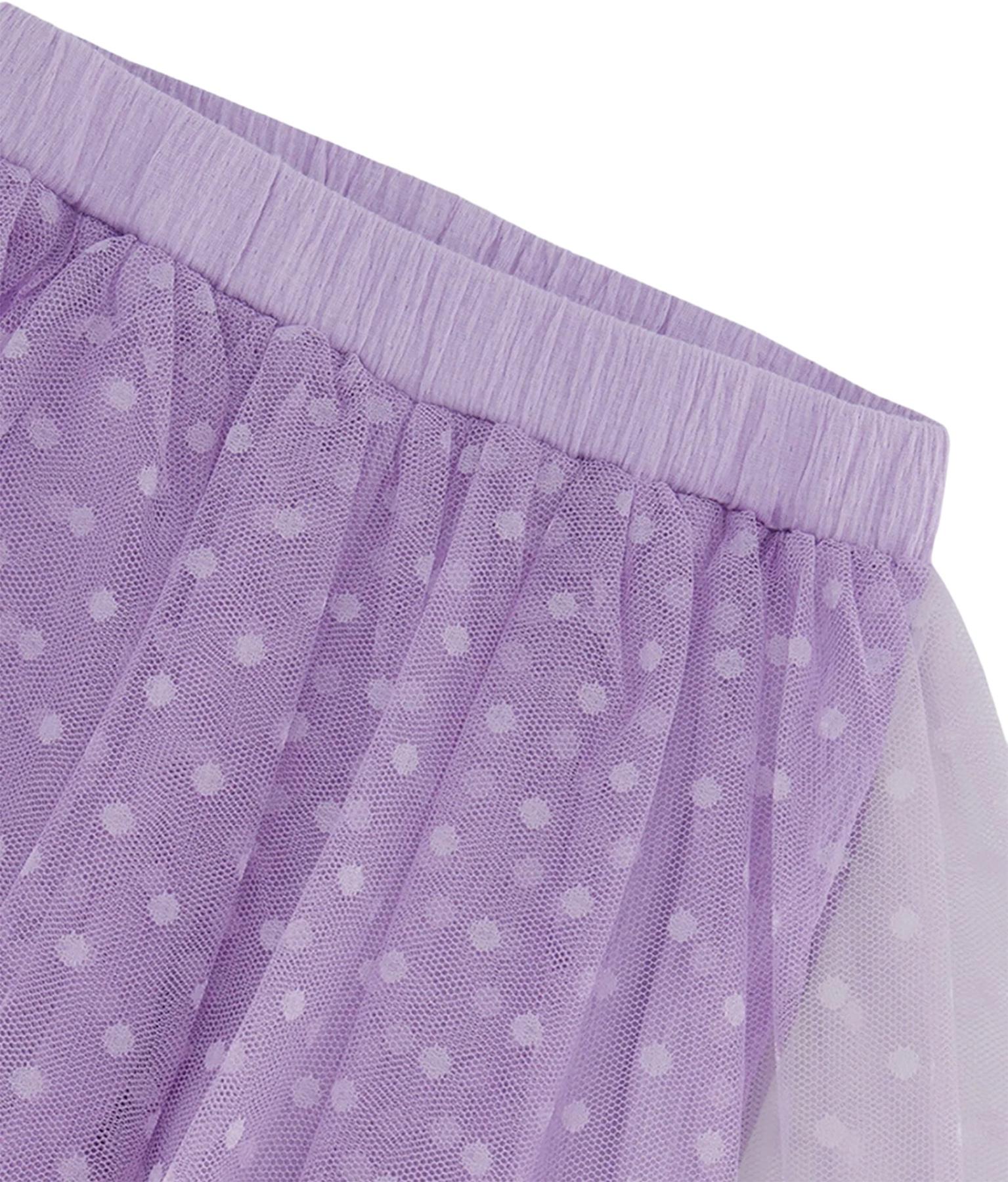 Product gallery image number 2 for product Biker Shorts with Mesh Skirt - Big Girls 