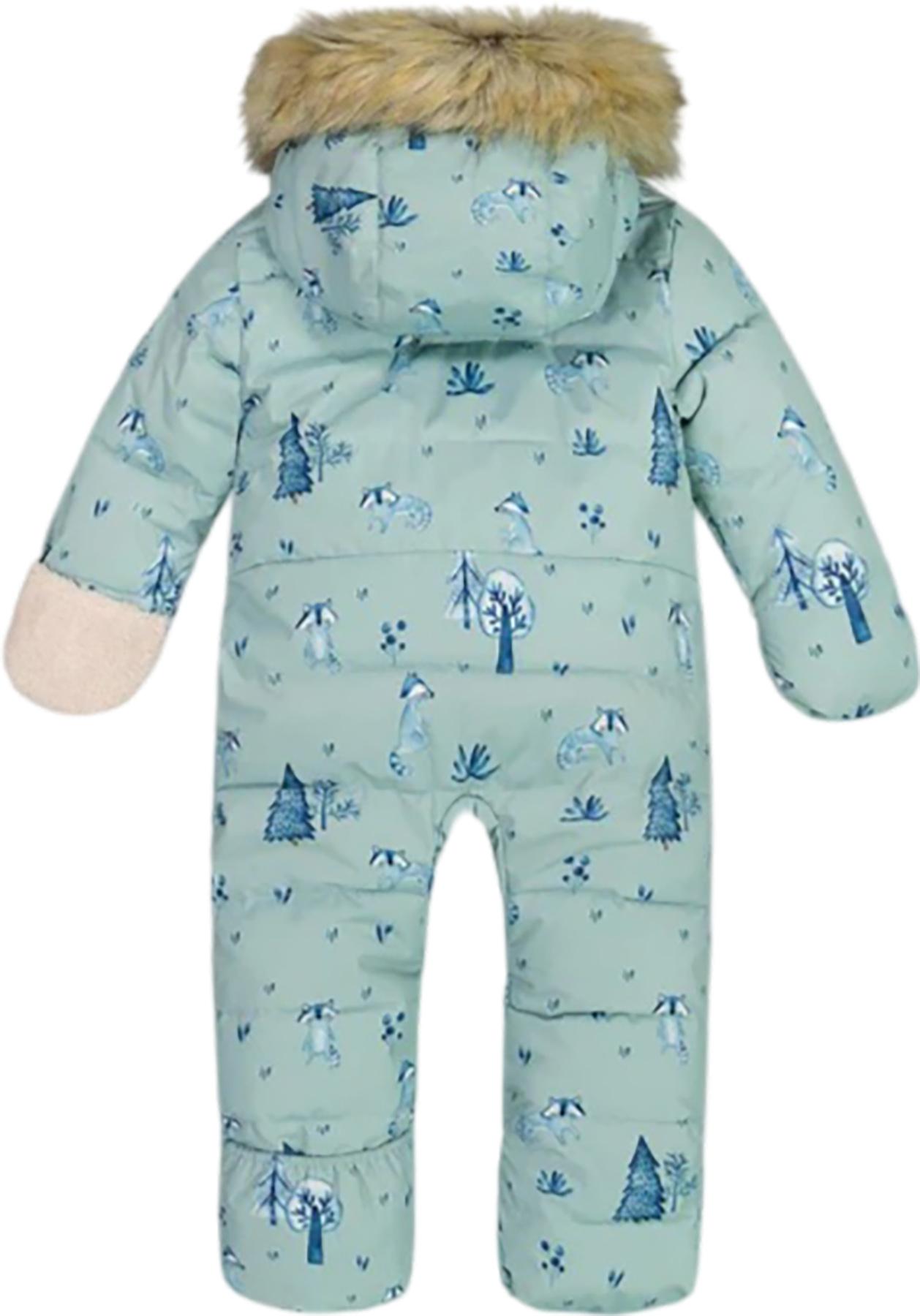Product gallery image number 4 for product One Piece Hooded Snowsuit - Baby