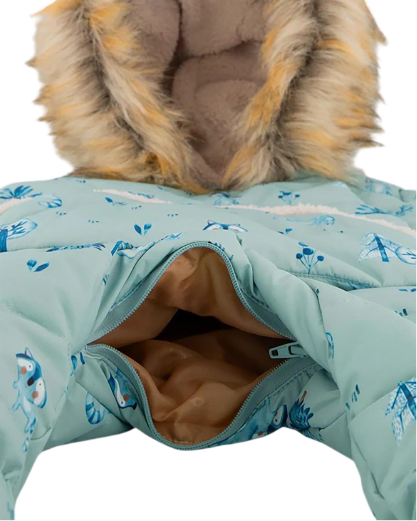 Product gallery image number 5 for product One Piece Hooded Snowsuit - Baby