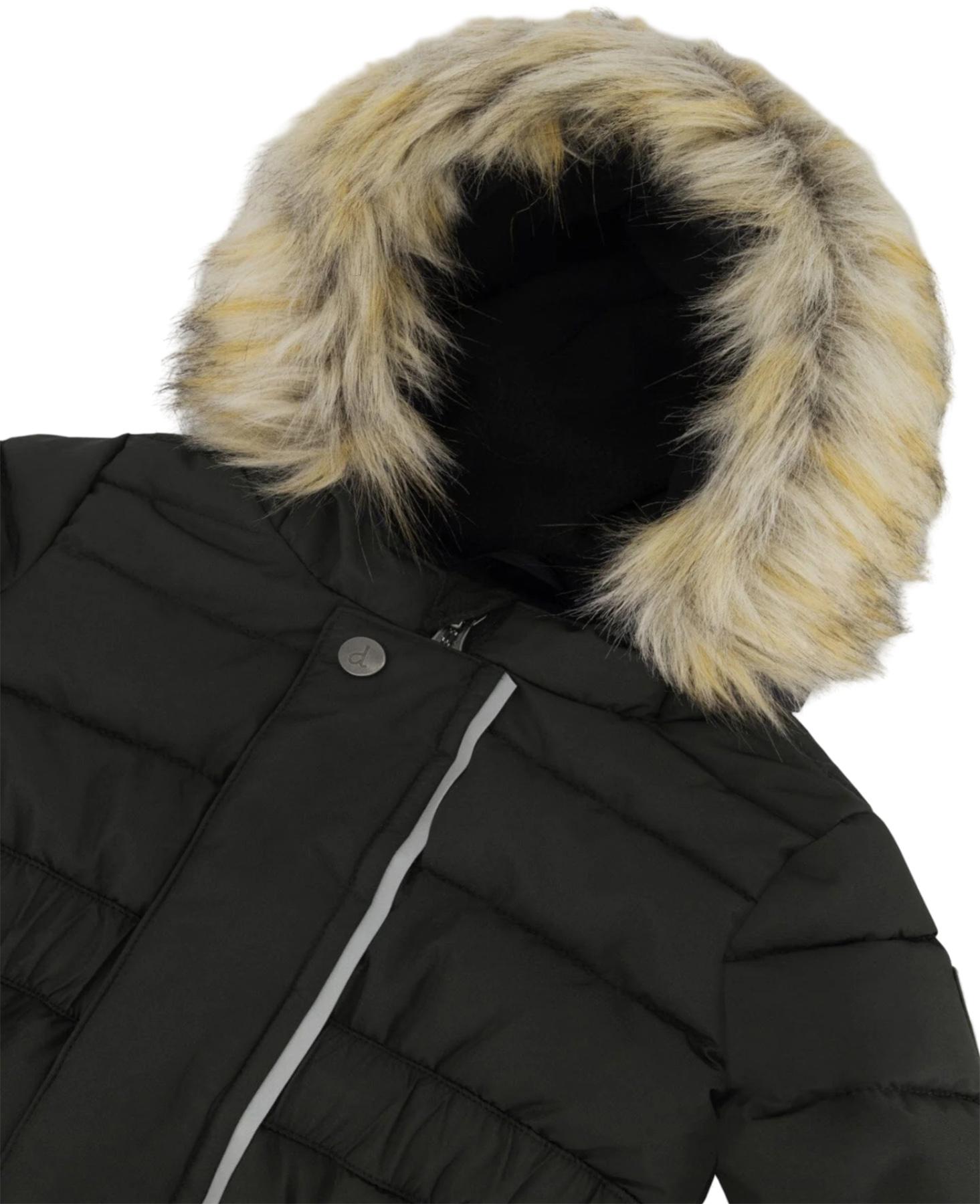 Product gallery image number 3 for product One Piece Puffy Snowsuit with Removable Mittens & Boots - Baby