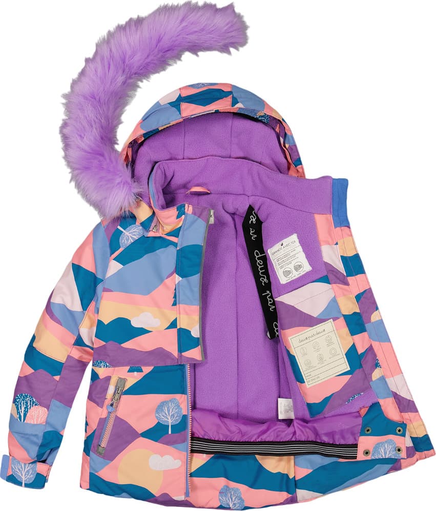 Product gallery image number 6 for product Printed Two Piece Snowsuit - Girl