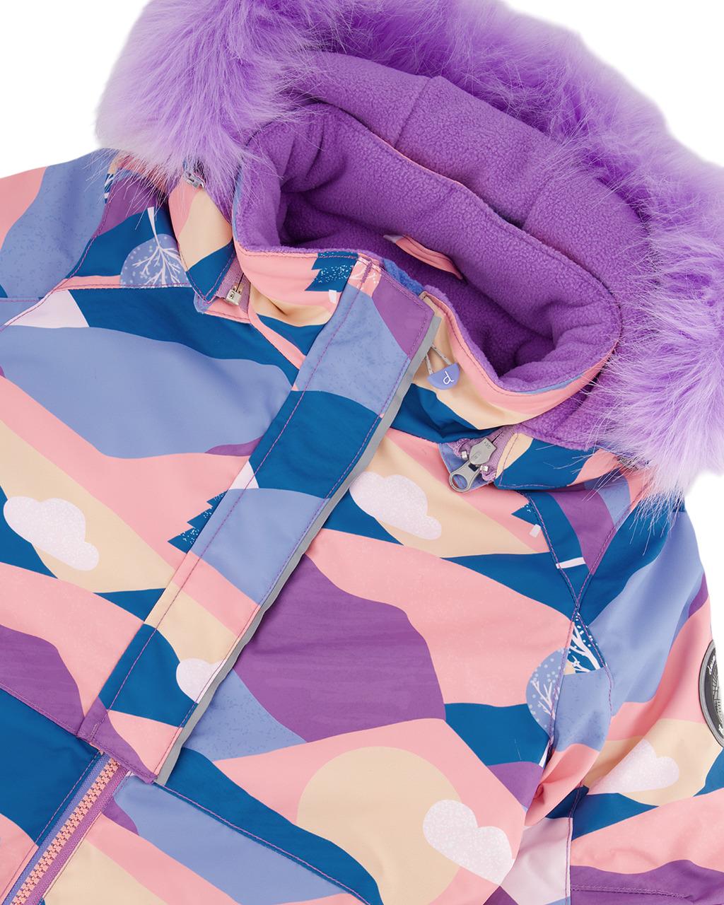 Product gallery image number 8 for product Printed Two Piece Snowsuit - Girl