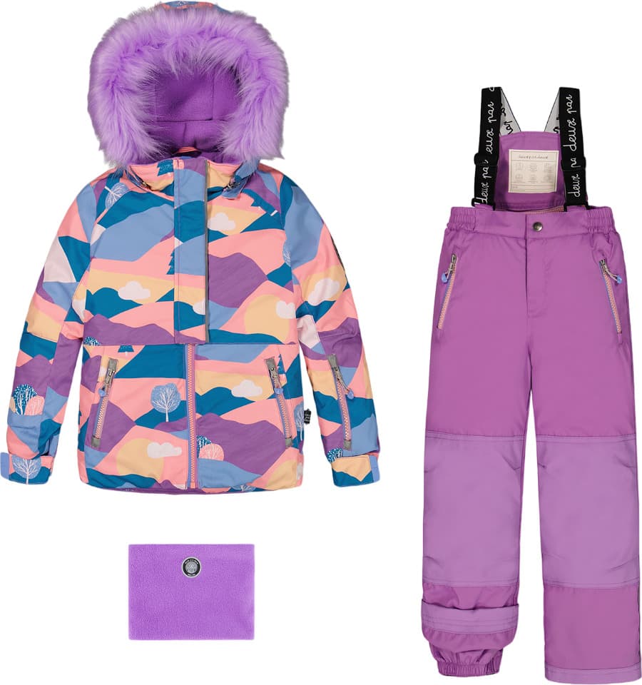 Product gallery image number 1 for product Printed Two Piece Snowsuit - Girl