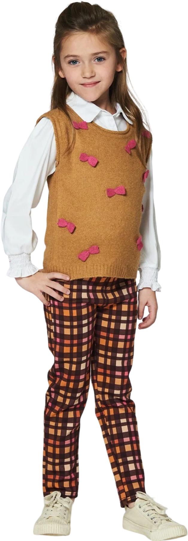 Product gallery image number 3 for product Plaid Milano Treggings - Little Girl