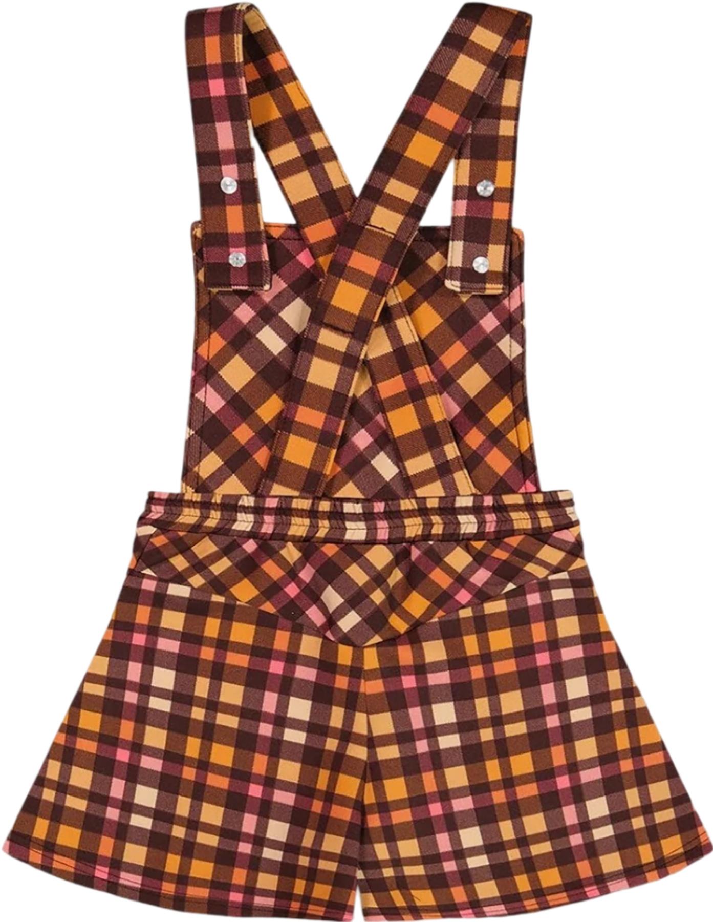 Product gallery image number 3 for product Plaid Milano Shortall - Little Girl