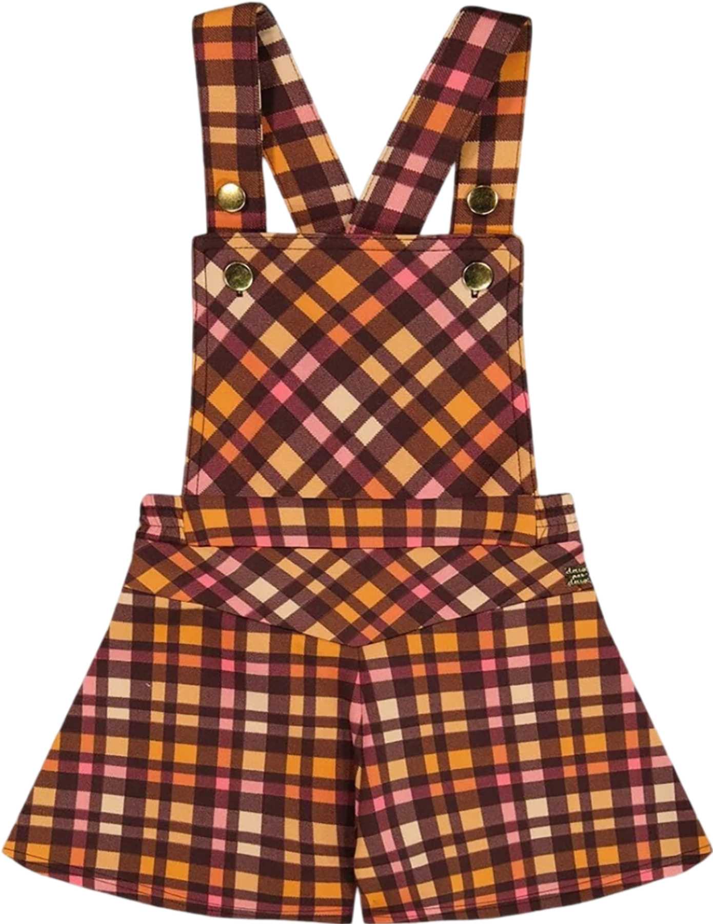 Product image for Plaid Milano Shortall - Little Girl