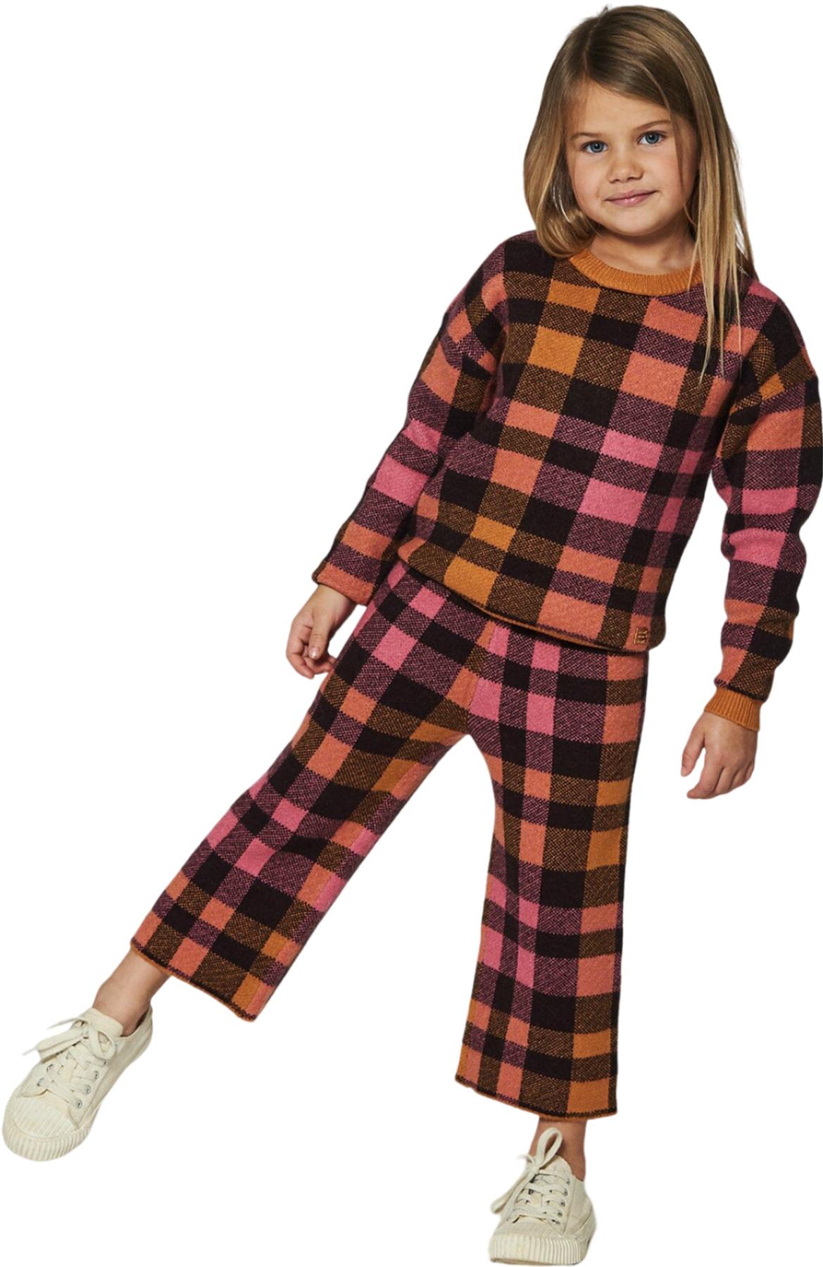 Numéro de l'image de la galerie de produits 3 pour le produit Pantalon 7/8 à jambe large à carreaux - Petite fille