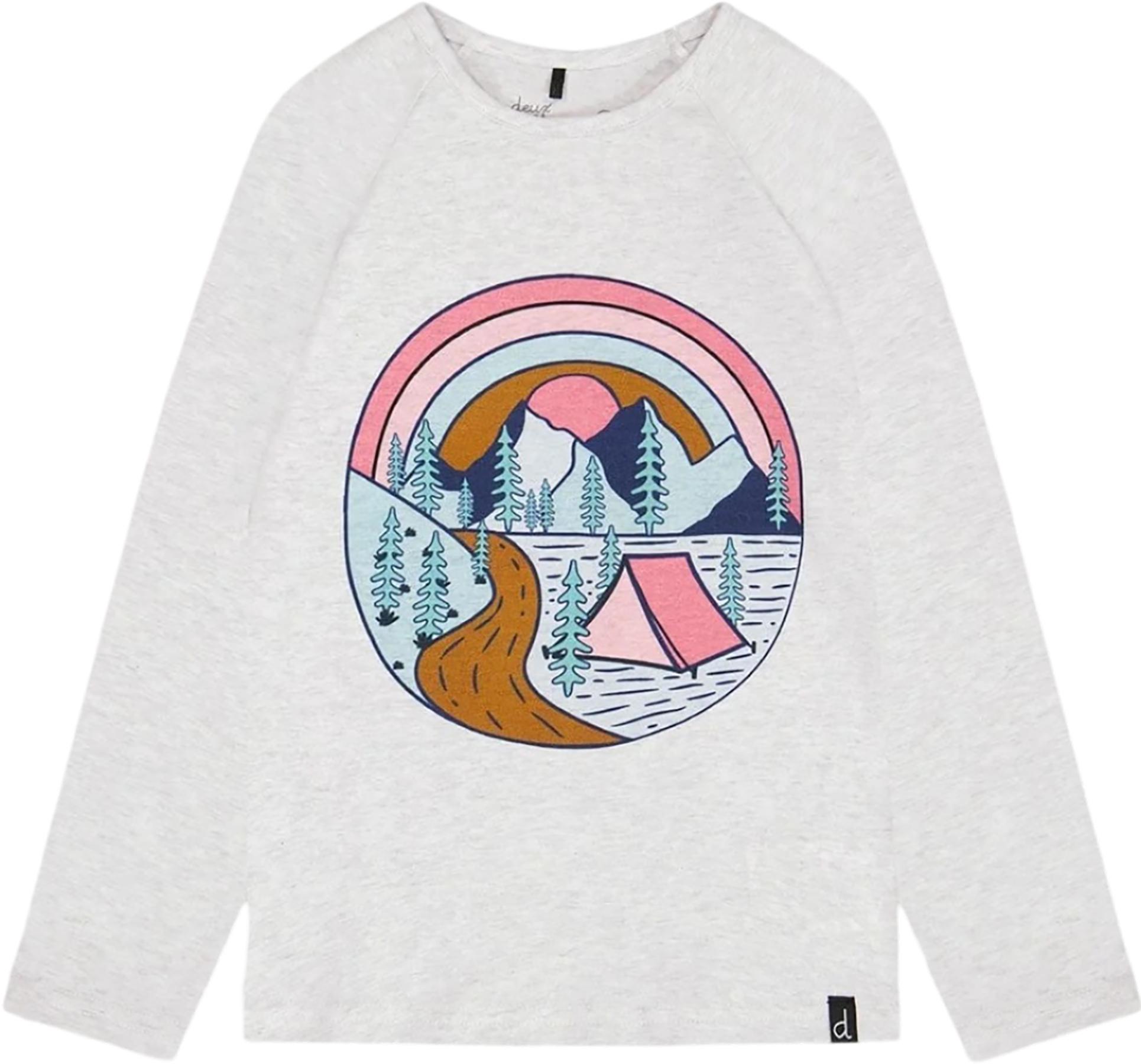 Product gallery image number 1 for product T-shirt imprimé à manches raglan - Petite fille