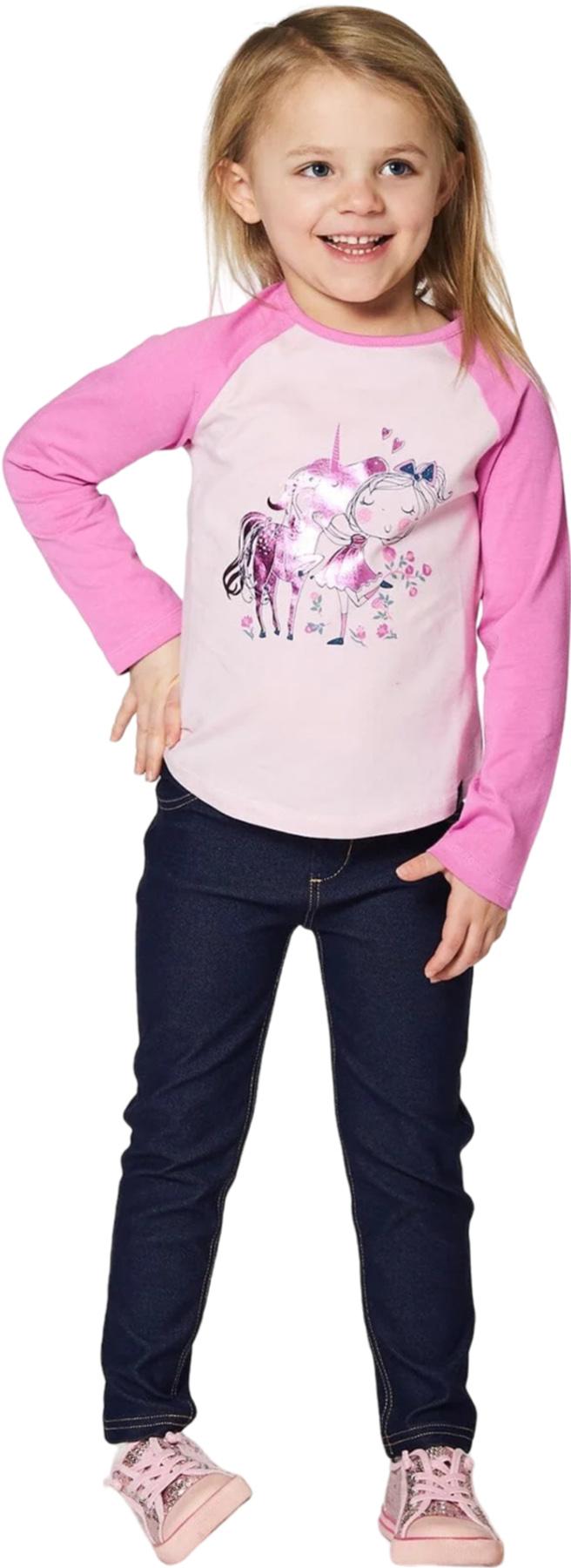Product gallery image number 3 for product Denim Jegging - Little Girl