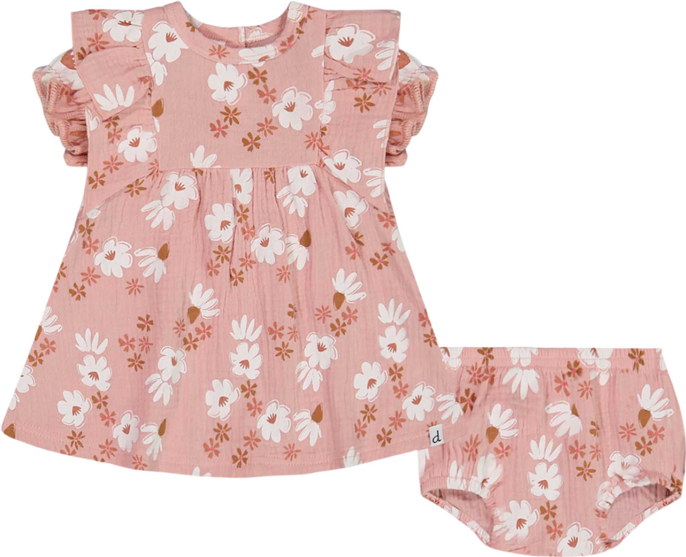 Product image for Printed Muslin Dress and Bloomer Set - Baby Girl