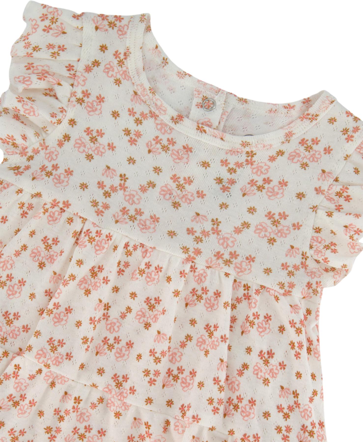 Numéro de l'image de la galerie de produits 4 pour le produit Combi-short en pointelle coton biologique - Bébé fille