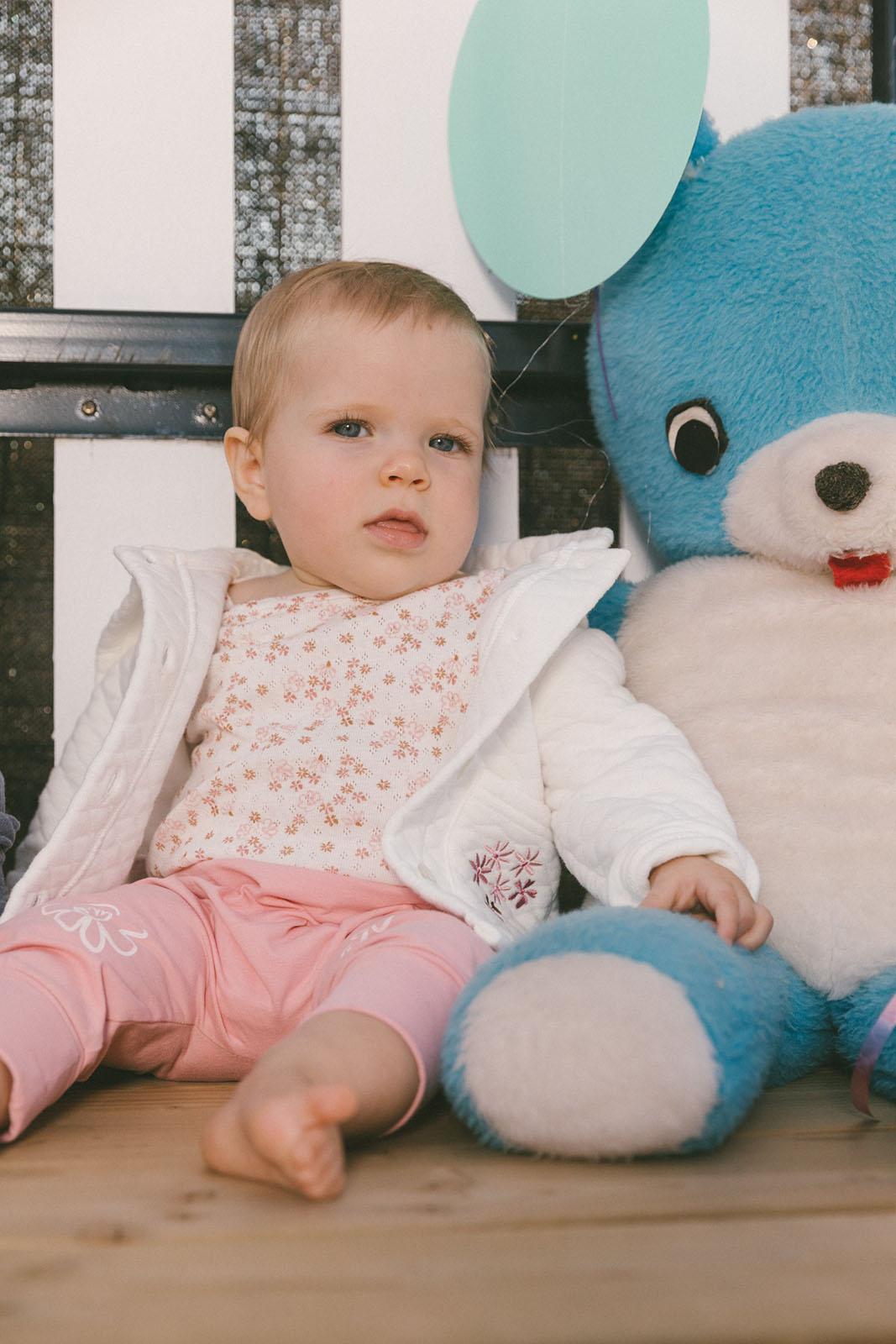 Numéro de l'image de la galerie de produits 3 pour le produit Combi-short en pointelle coton biologique - Bébé fille