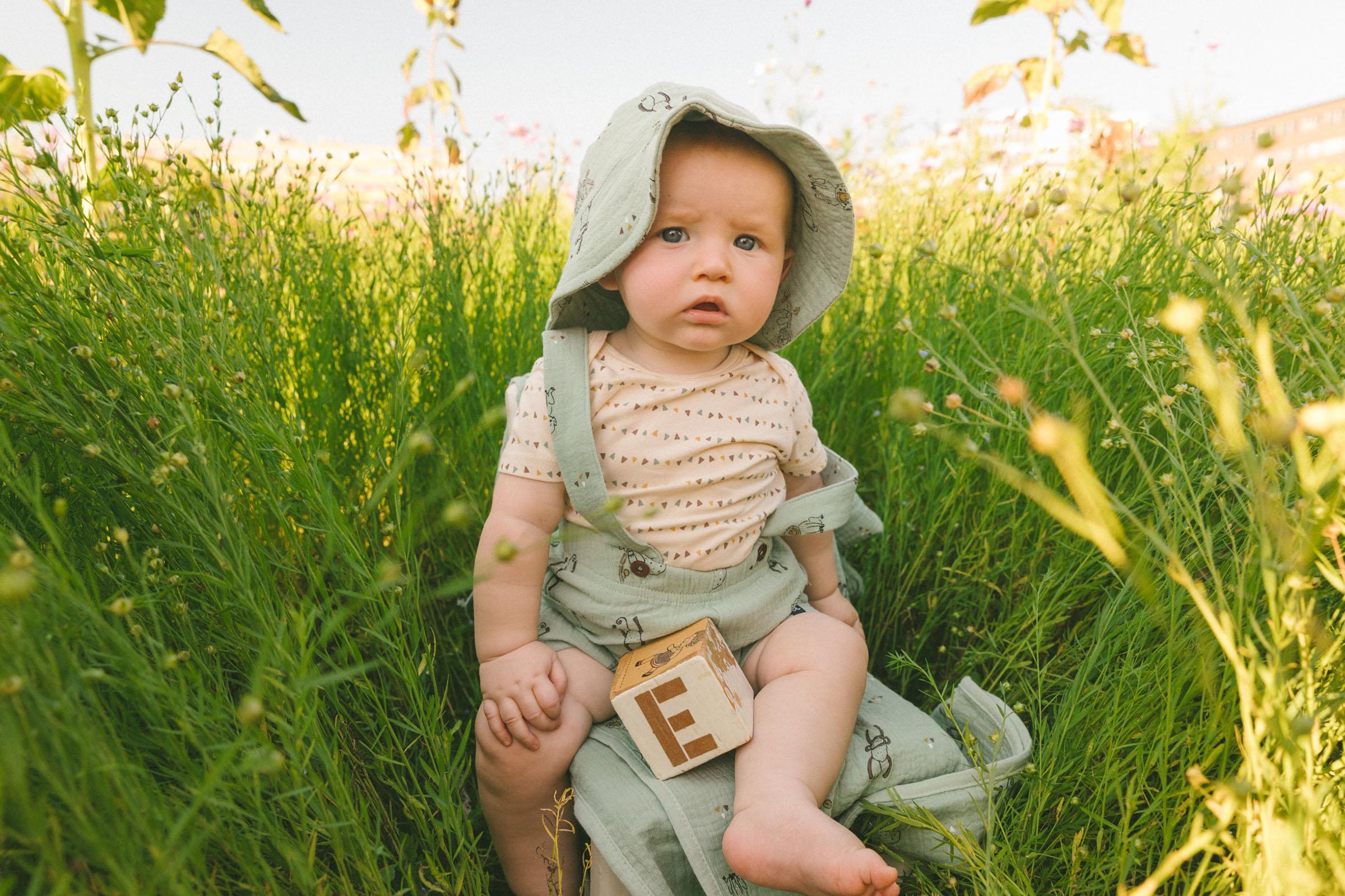 Numéro de l'image de la galerie de produits 3 pour le produit Chapeau bob en mousseline imprimée - Bébé