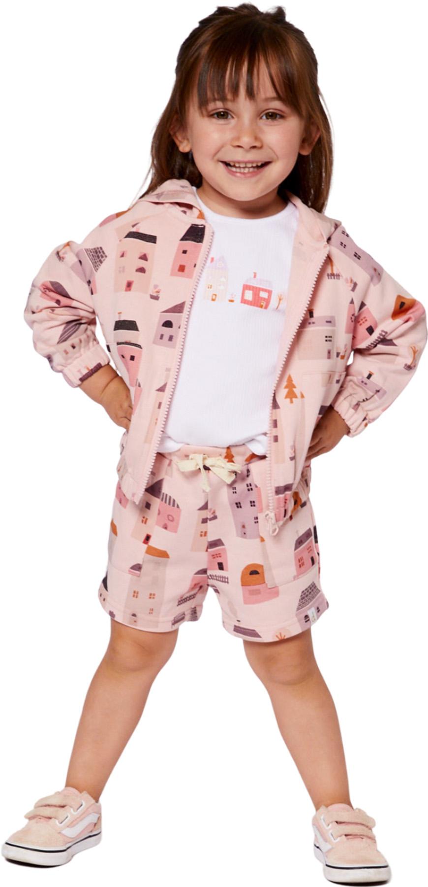 Numéro de l'image de la galerie de produits 3 pour le produit Short en molleton avec imprimé de Maisonnettes - Petite Fille